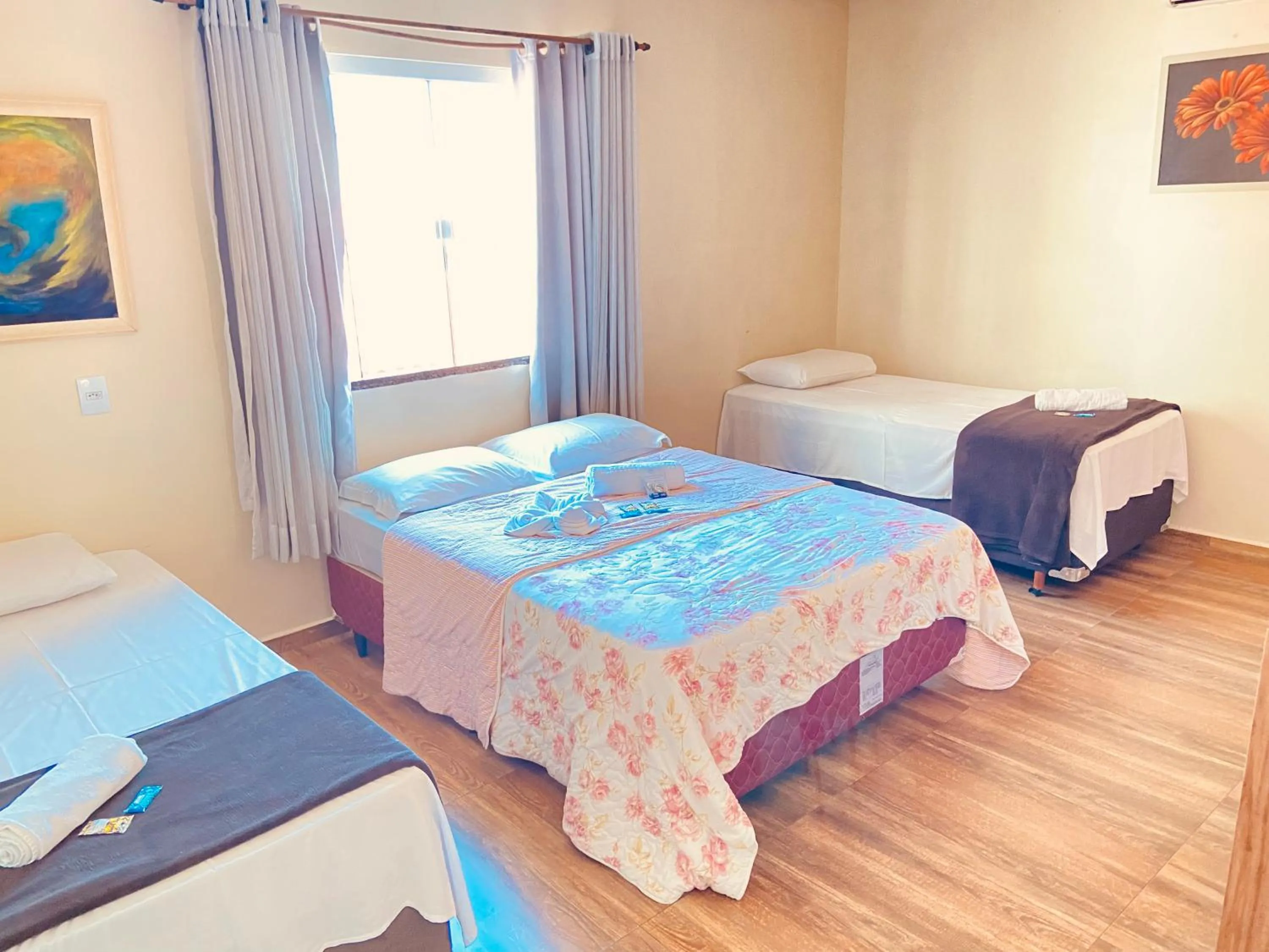 Bed in Pousada Mar de Almirante