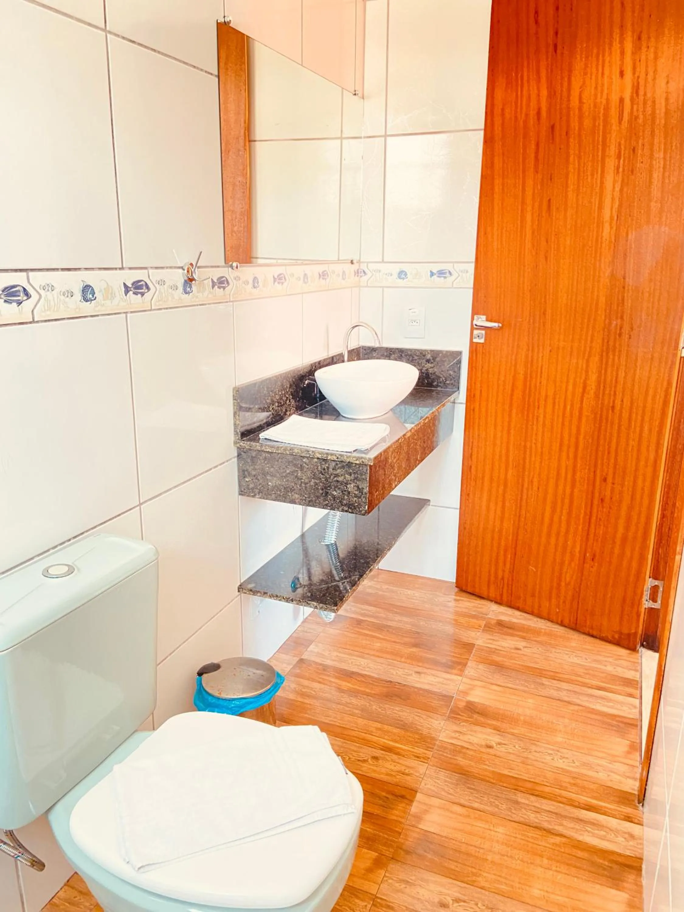 Bathroom in Pousada Mar de Almirante