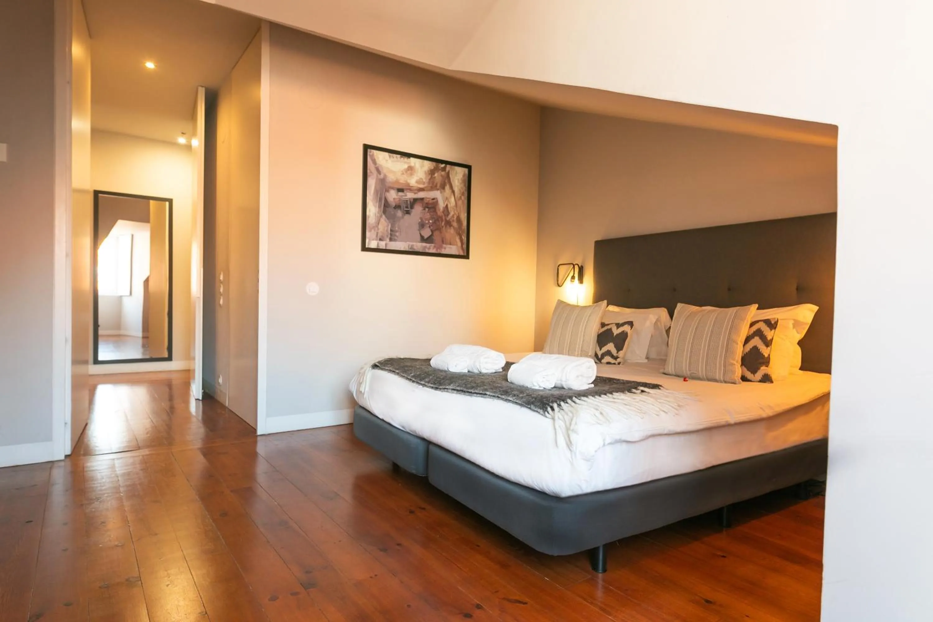 Bedroom, Bed in Lisbon Five Stars Apartments Combro 7