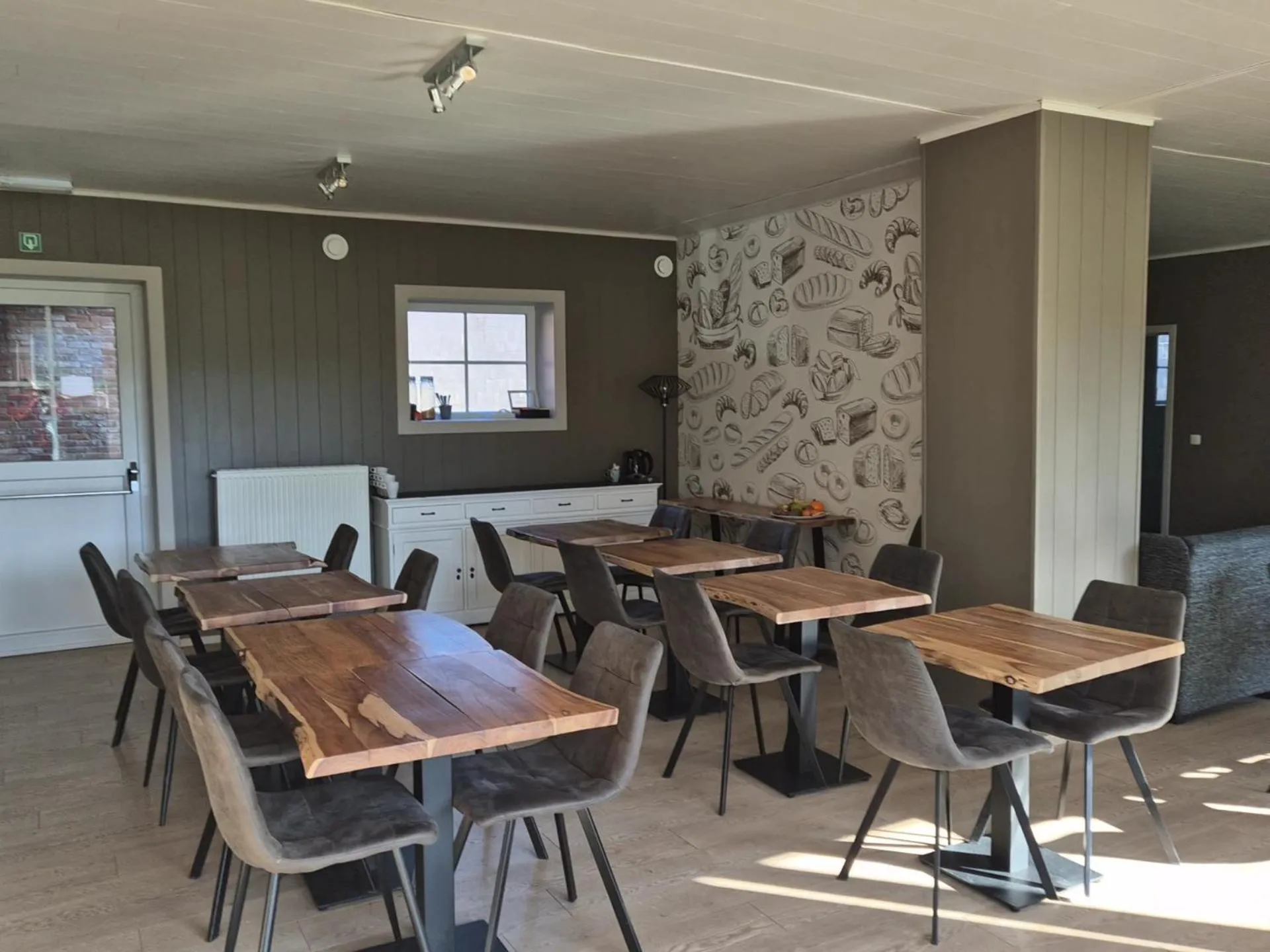 Seating area in B&B De Dulle Koe