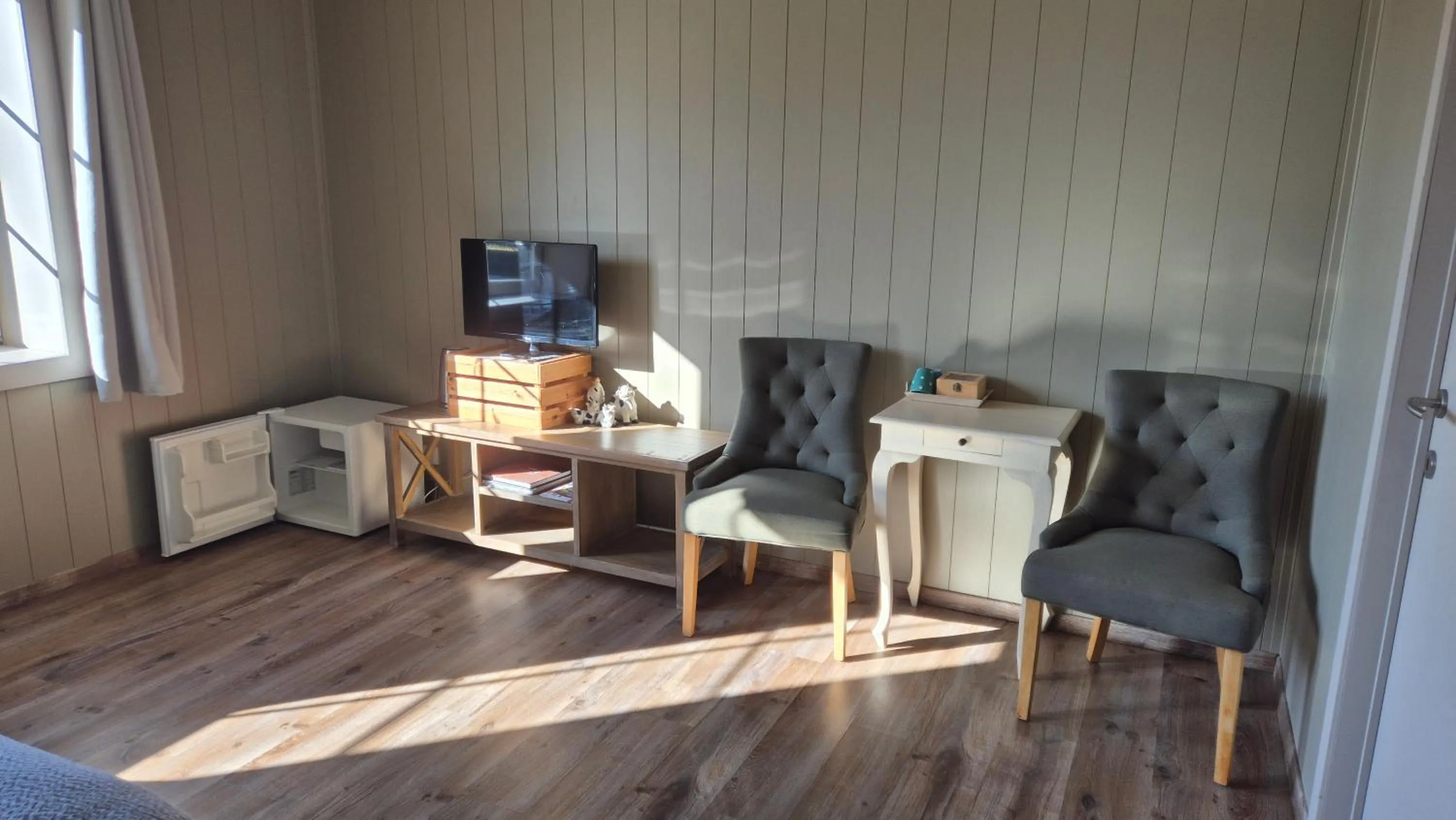 Seating area in B&B De Dulle Koe