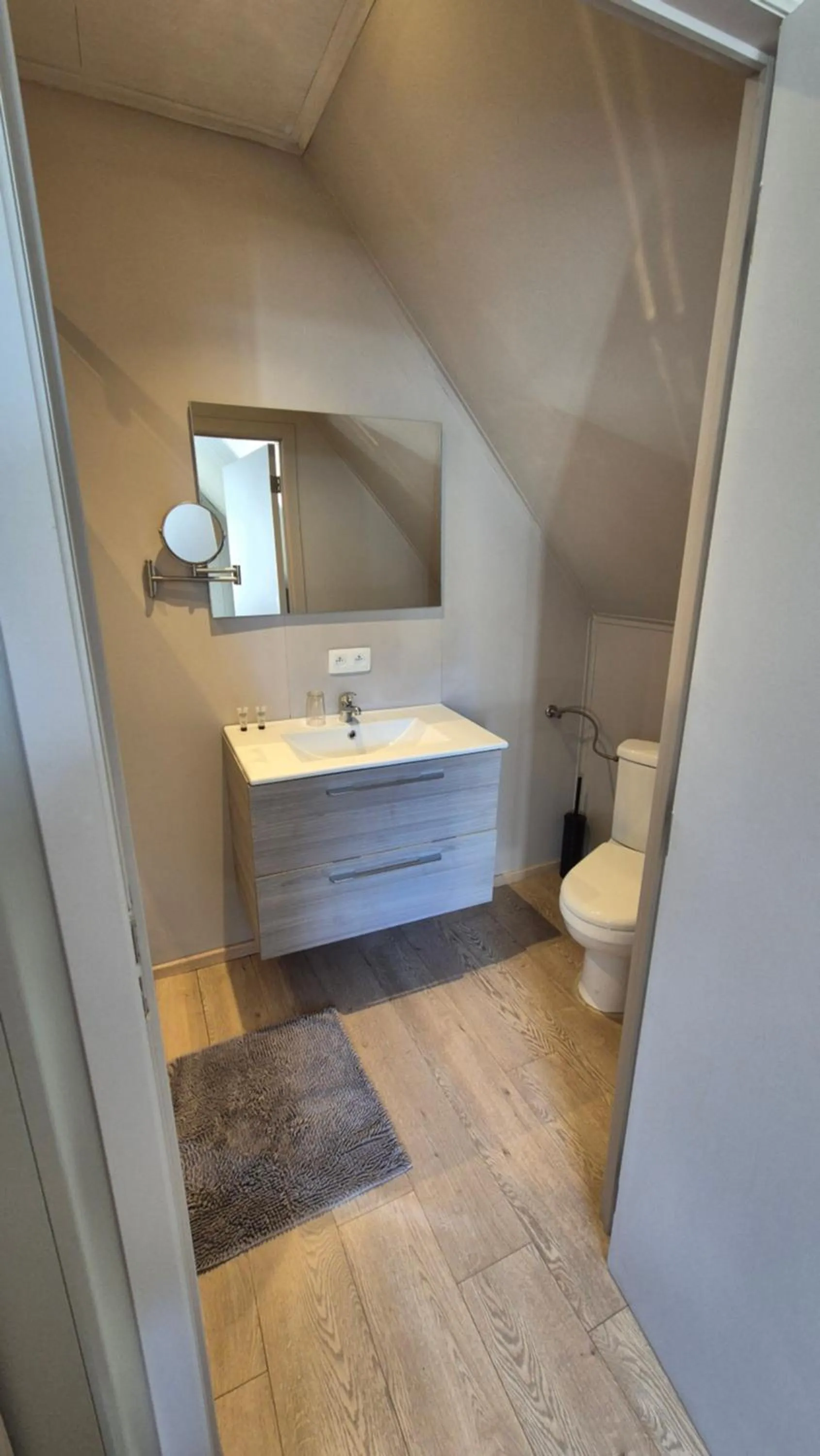 Toilet in B&B De Dulle Koe