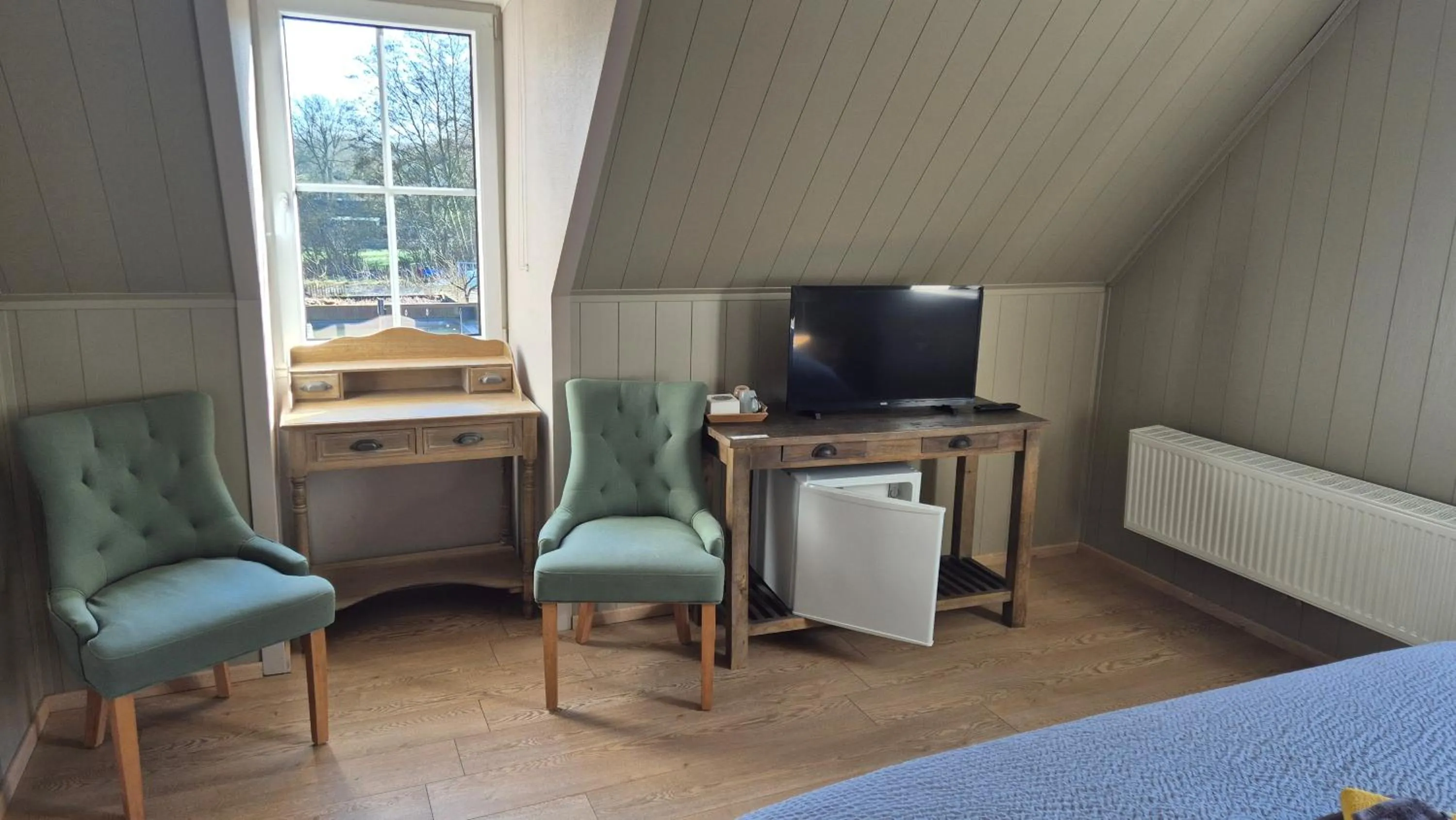 Seating area in B&B De Dulle Koe