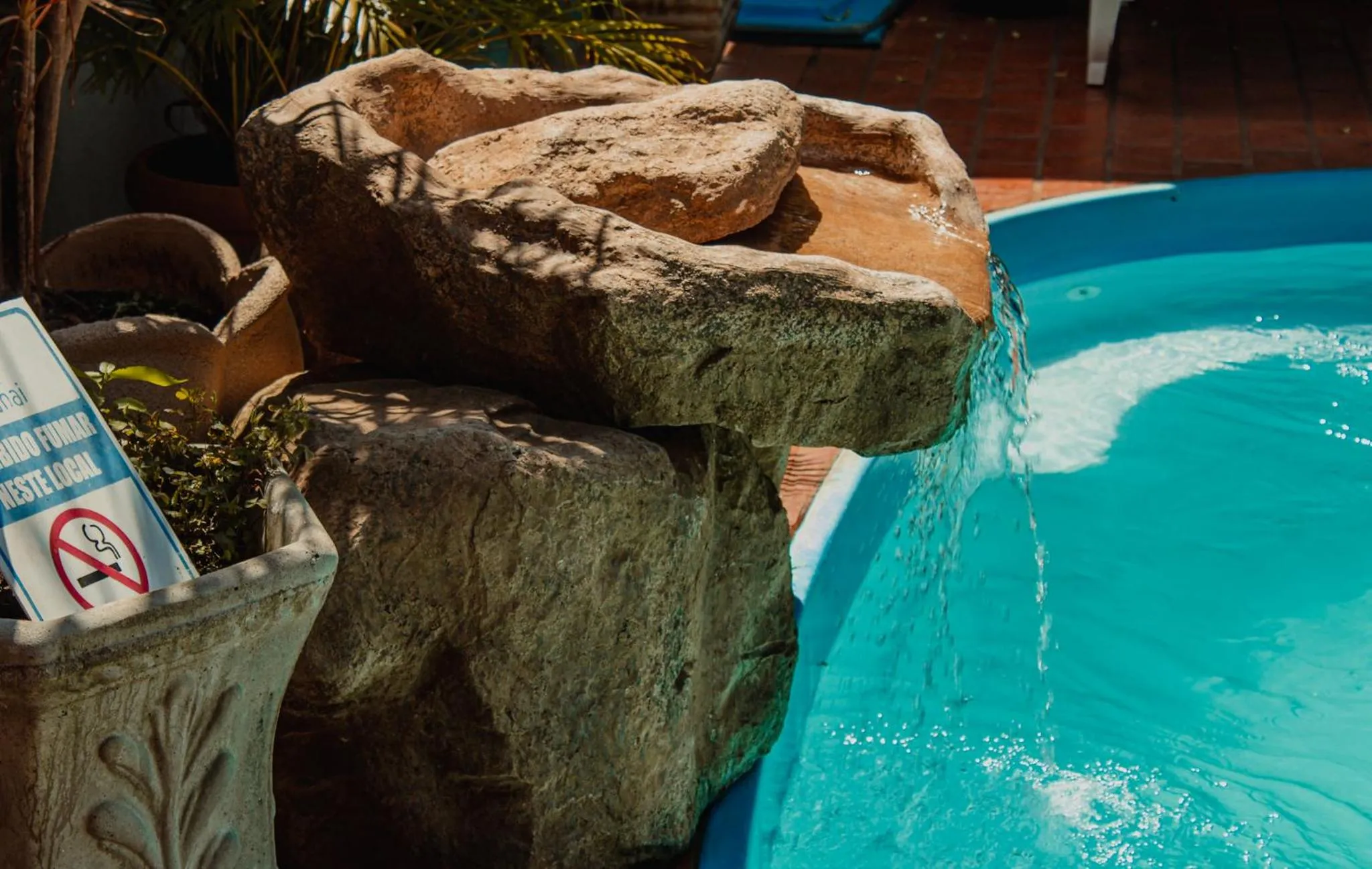 Swimming pool in Pousada Nanai