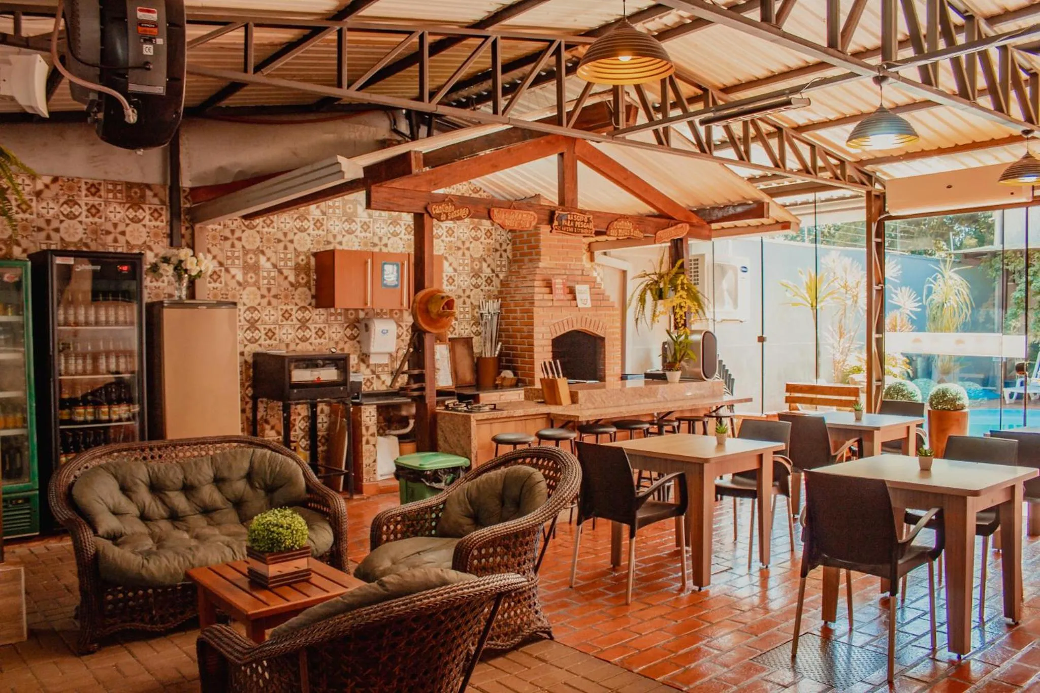 BBQ facilities in Pousada Nanai