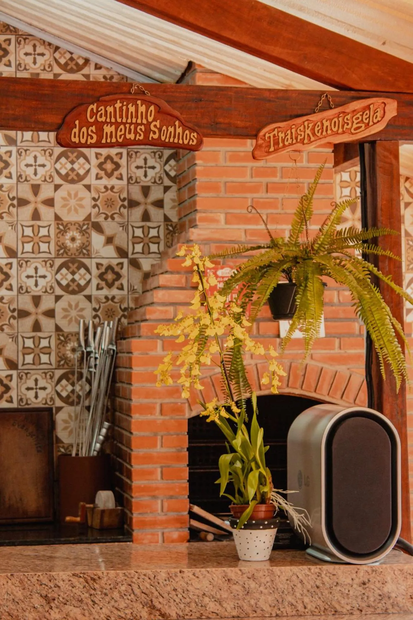 BBQ facilities in Pousada Nanai