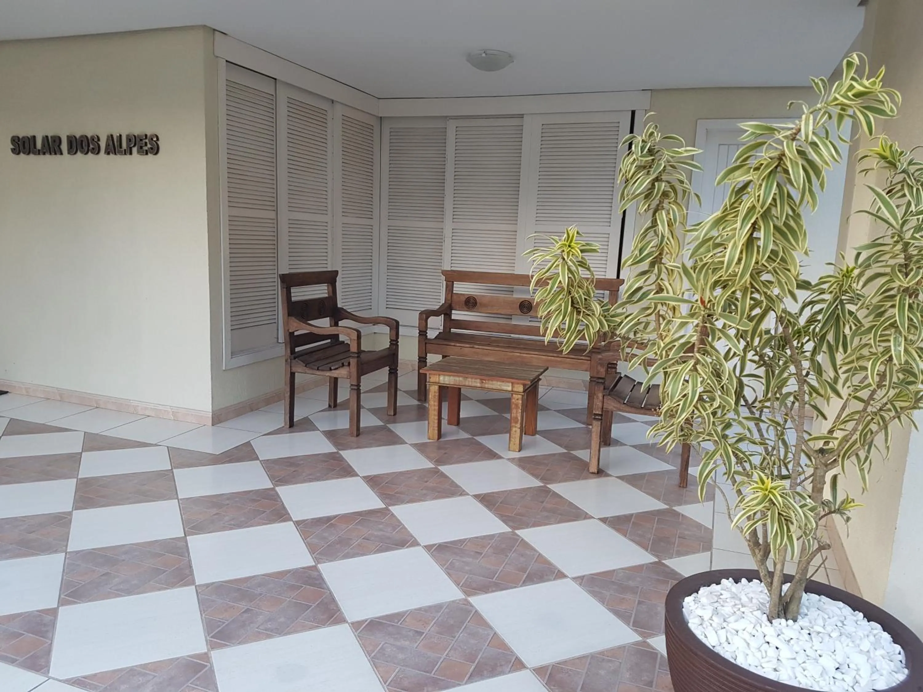 Patio in Apartamento Lago Grande Hotel