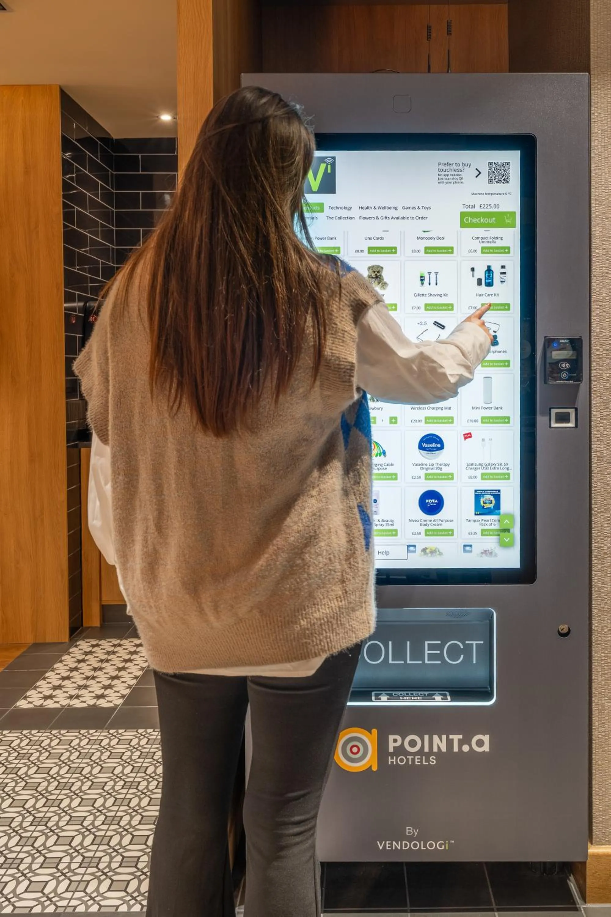 vending machine in Point A Hotel London Shoreditch