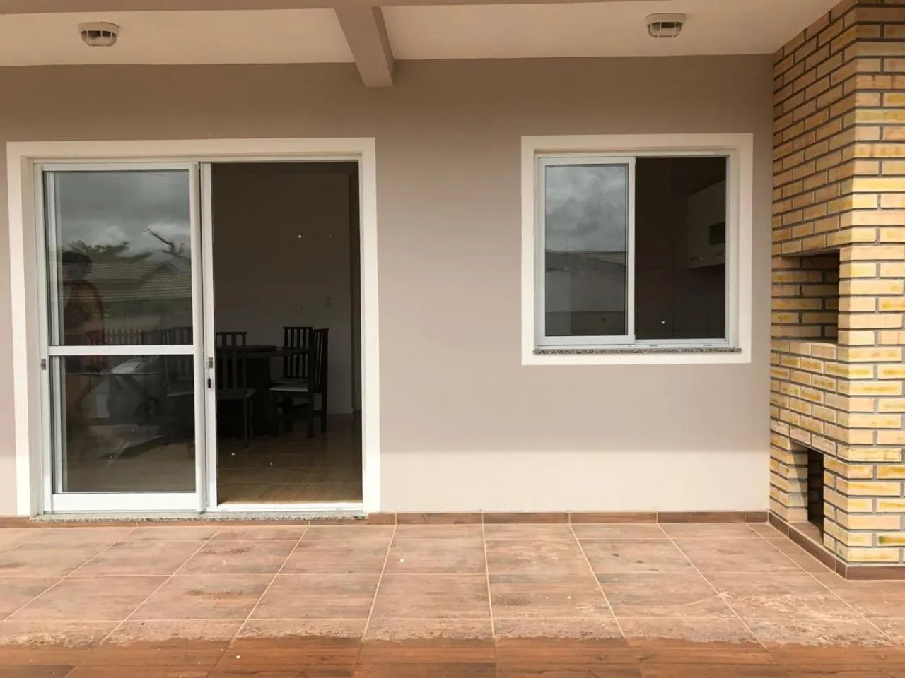 Balcony/Terrace in Palhoça Praia Ponta do Papagaio SUNSET Apto 102