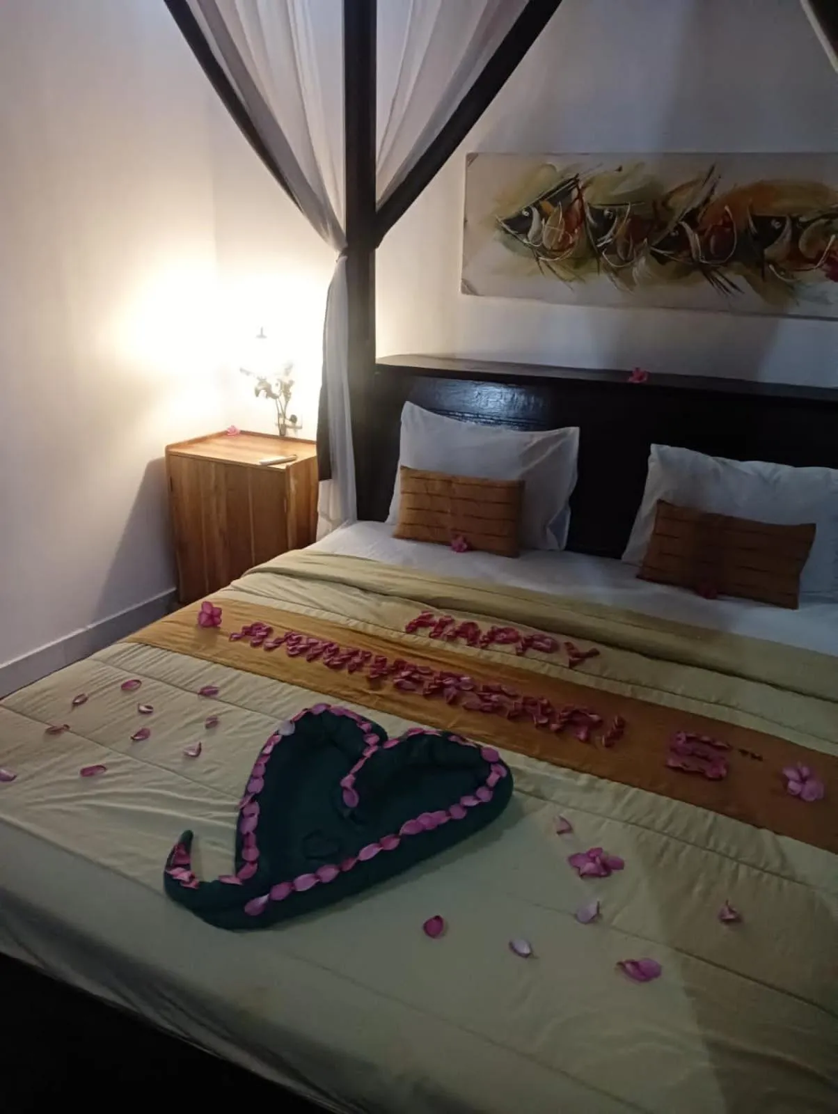 Bed in Banana Leaf Resort