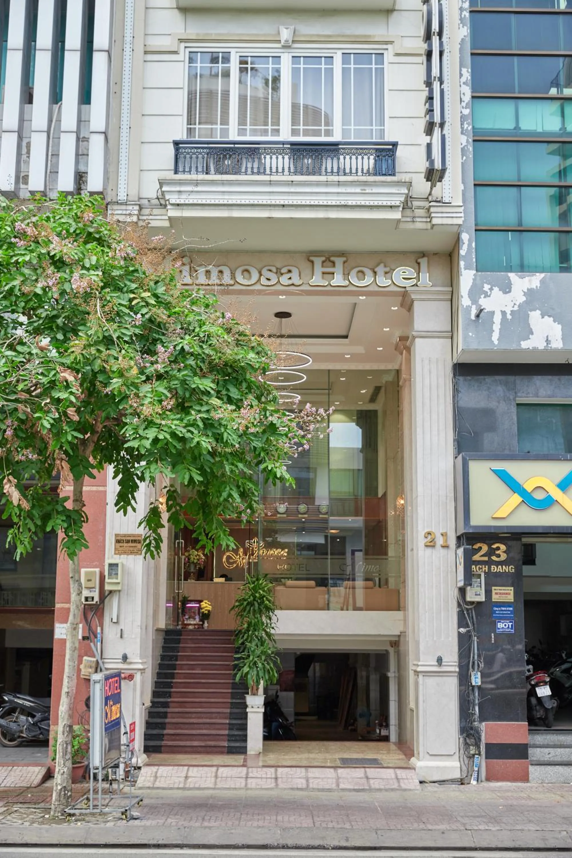 Property building in Bin Bin 10 - Mimosa Hotel Near Tan Son Nhat Airport