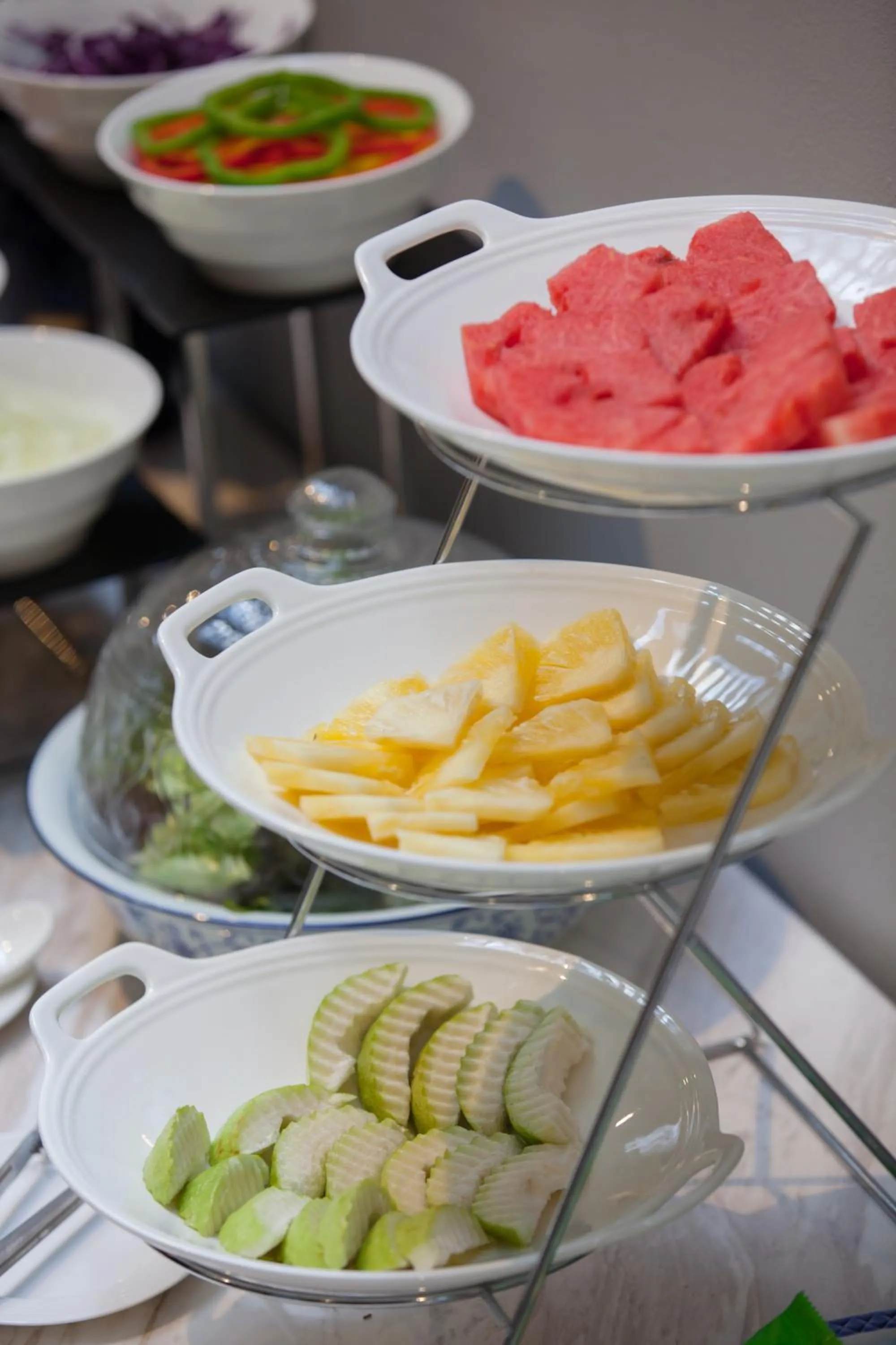 Asian breakfast in Oriental Heritage Hotel