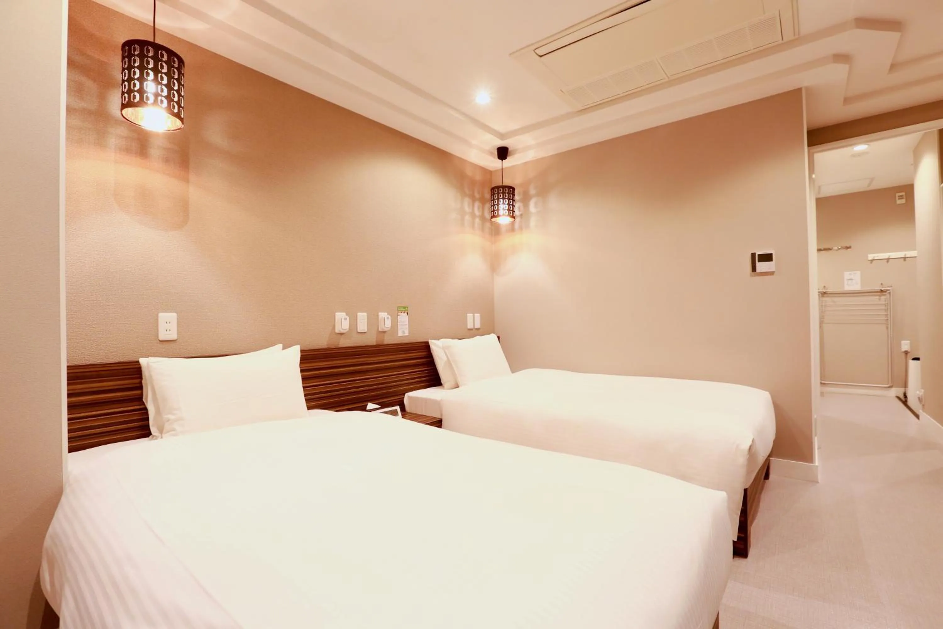 Photo of the whole room, Bed in Hotel 88 Shinsaibashi