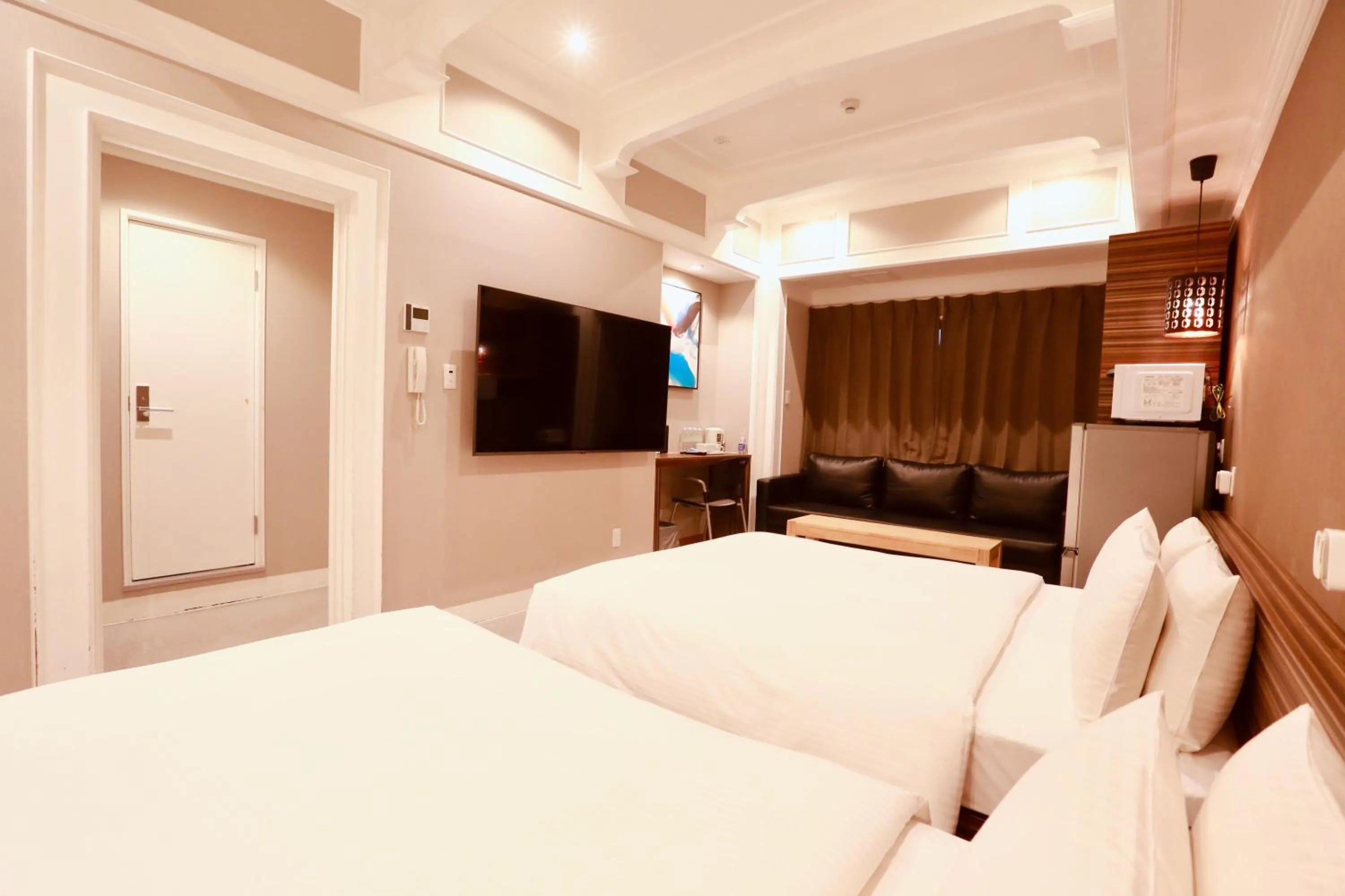 Photo of the whole room, Bed in Hotel 88 Shinsaibashi