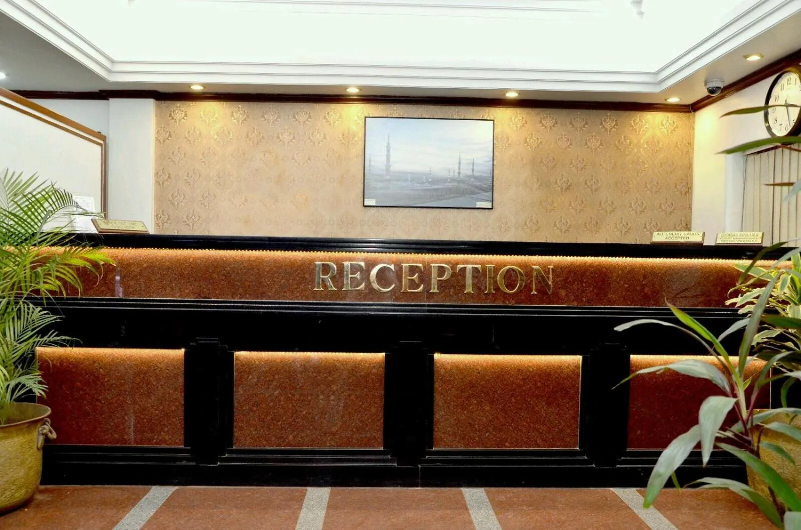 Lobby or reception in Hotel Mogul Palace - Near Masjid Bunder Mumbai