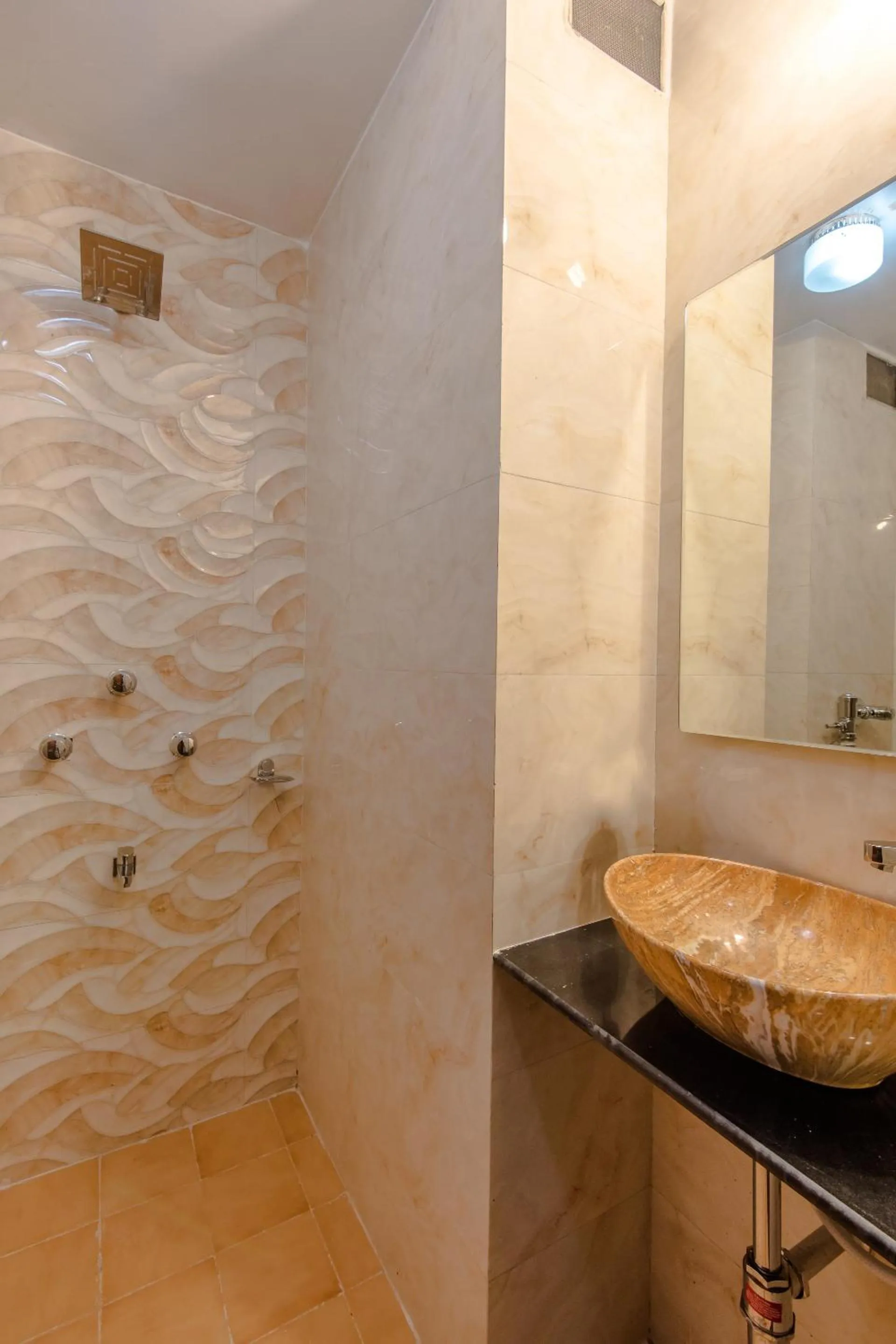 Bathroom in Hotel Mogul Palace - Near Masjid Bunder Mumbai