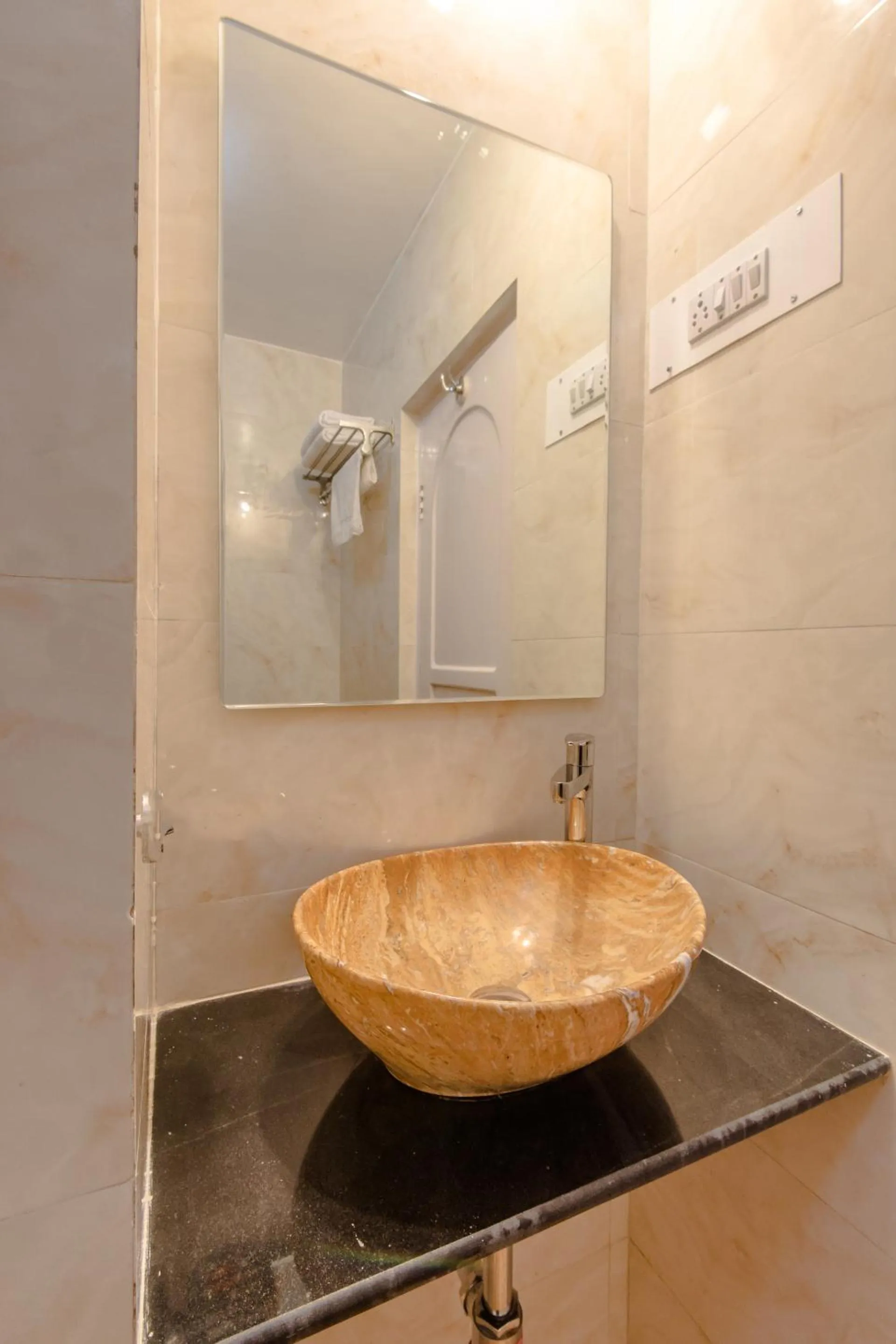 Bathroom in Hotel Mogul Palace - Near Masjid Bunder Mumbai