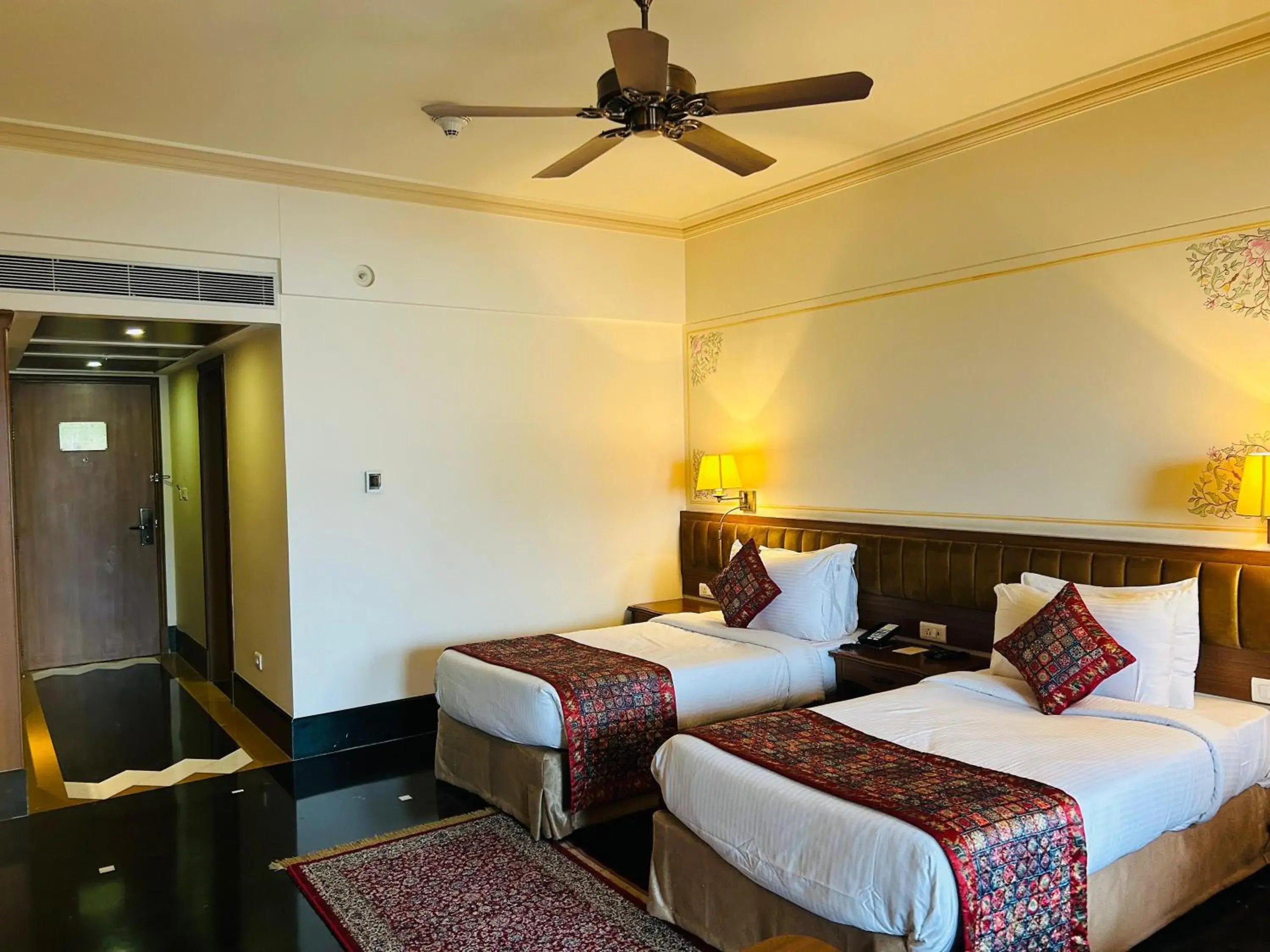 Premium Twin Room with Balcony in Indana Palace Jaipur Premium Twin Room with Balcony in Indana Palace Jaipur