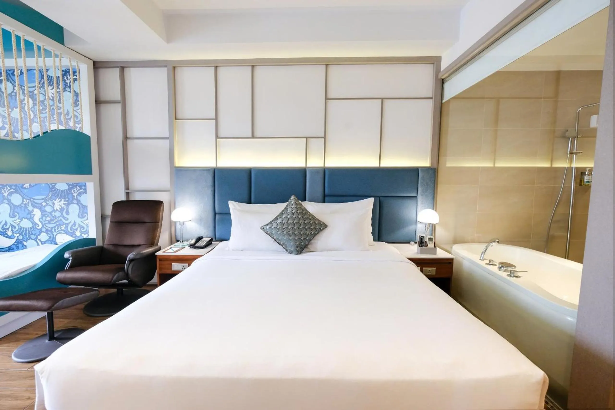 Bed in Seaesta Nha Trang Hotel