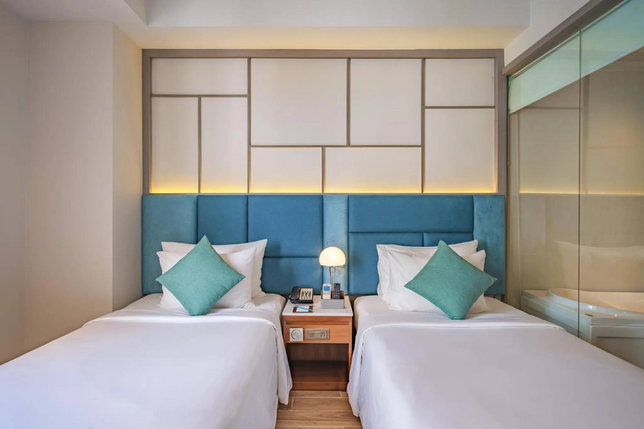 Bed in Seaesta Nha Trang Hotel