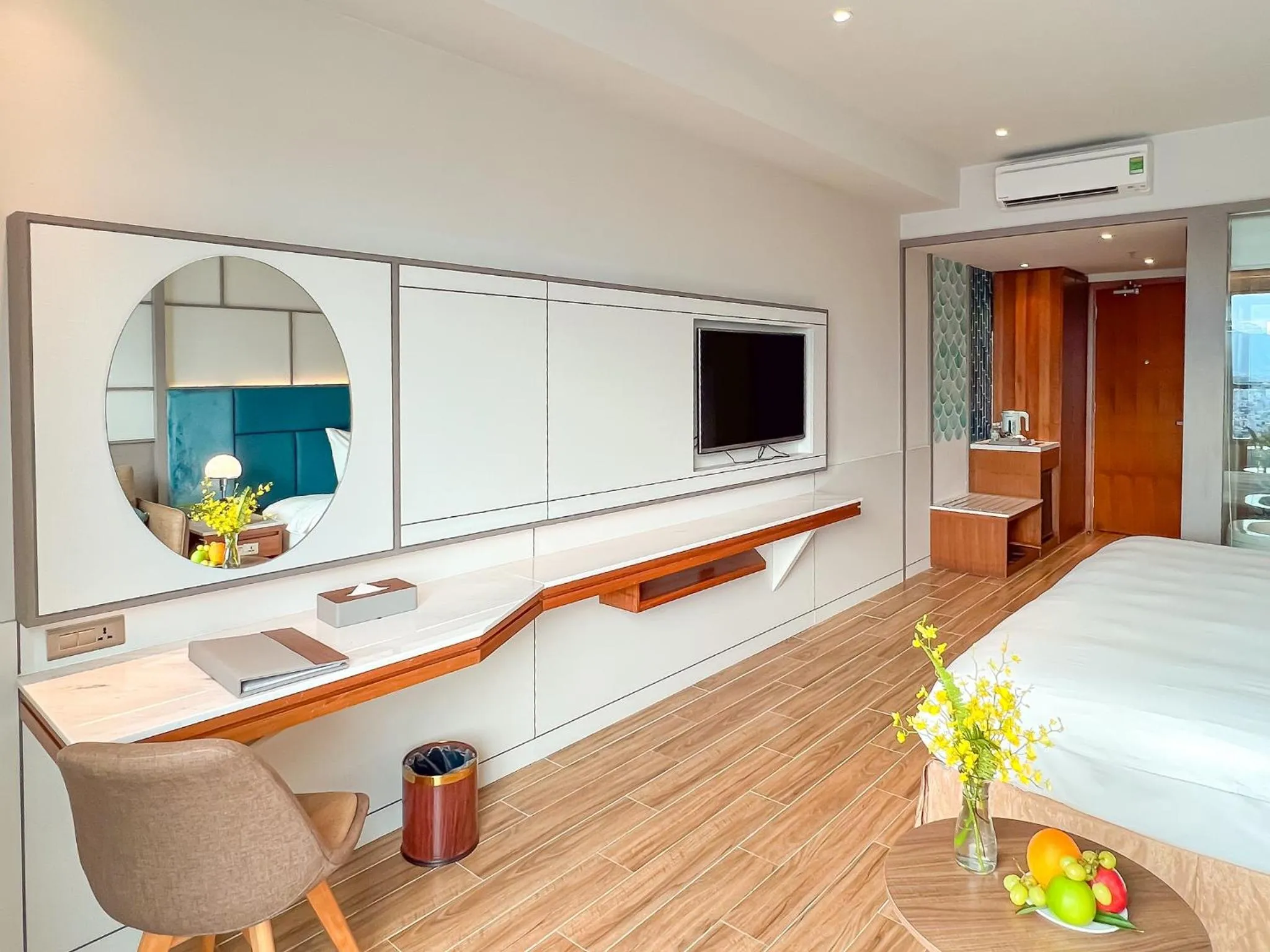 Photo of the whole room, Bed in Seaesta Nha Trang Hotel