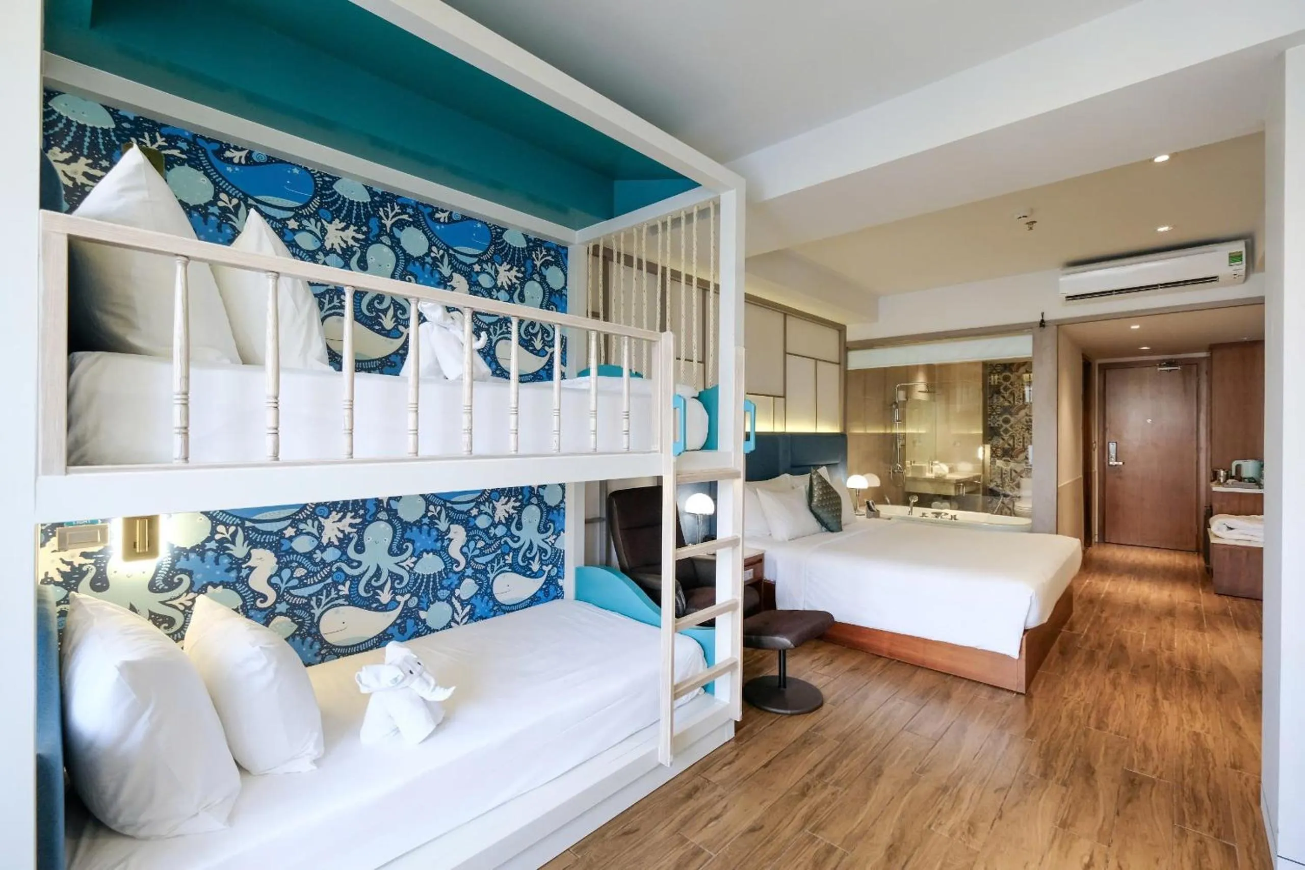 View (from property/room), Bed in Seaesta Nha Trang Hotel