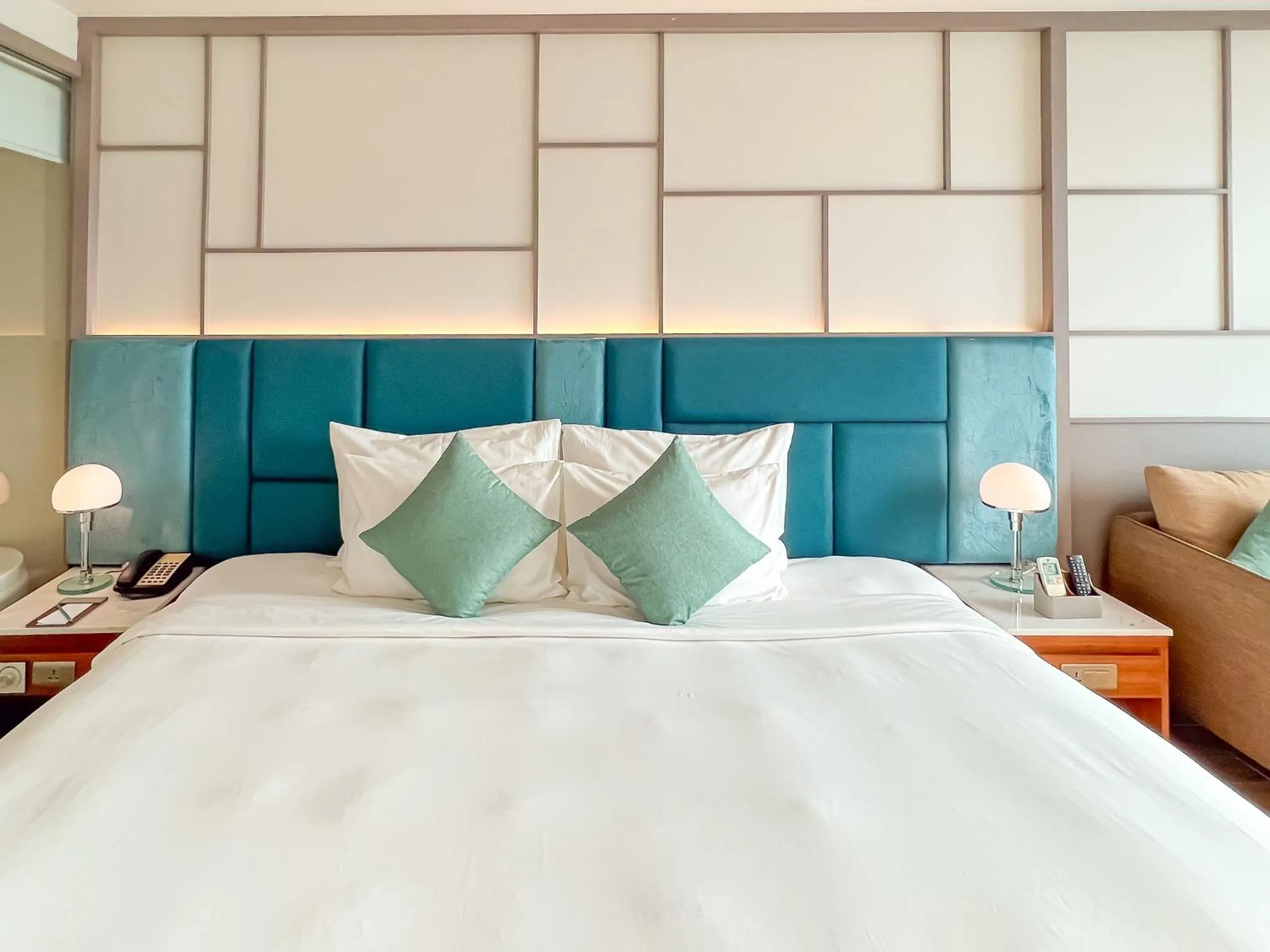 Bed in Seaesta Nha Trang Hotel