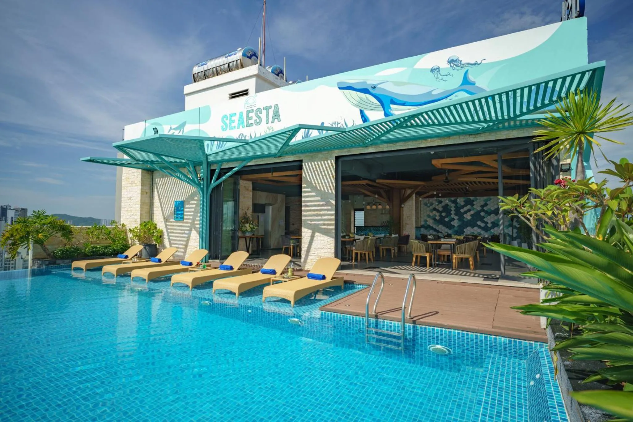Swimming pool in Seaesta Nha Trang Hotel