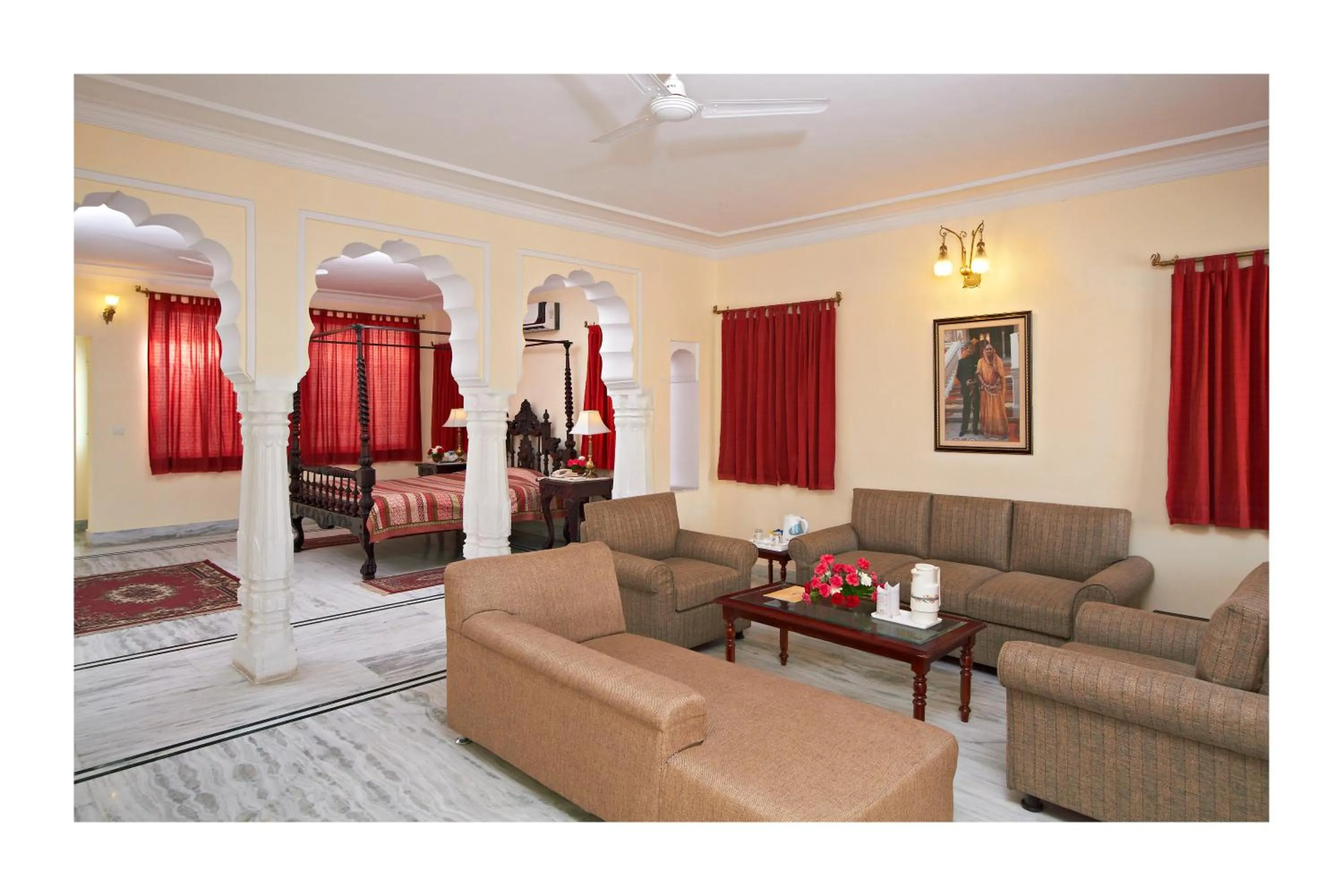 Living room in Mandawa Haveli