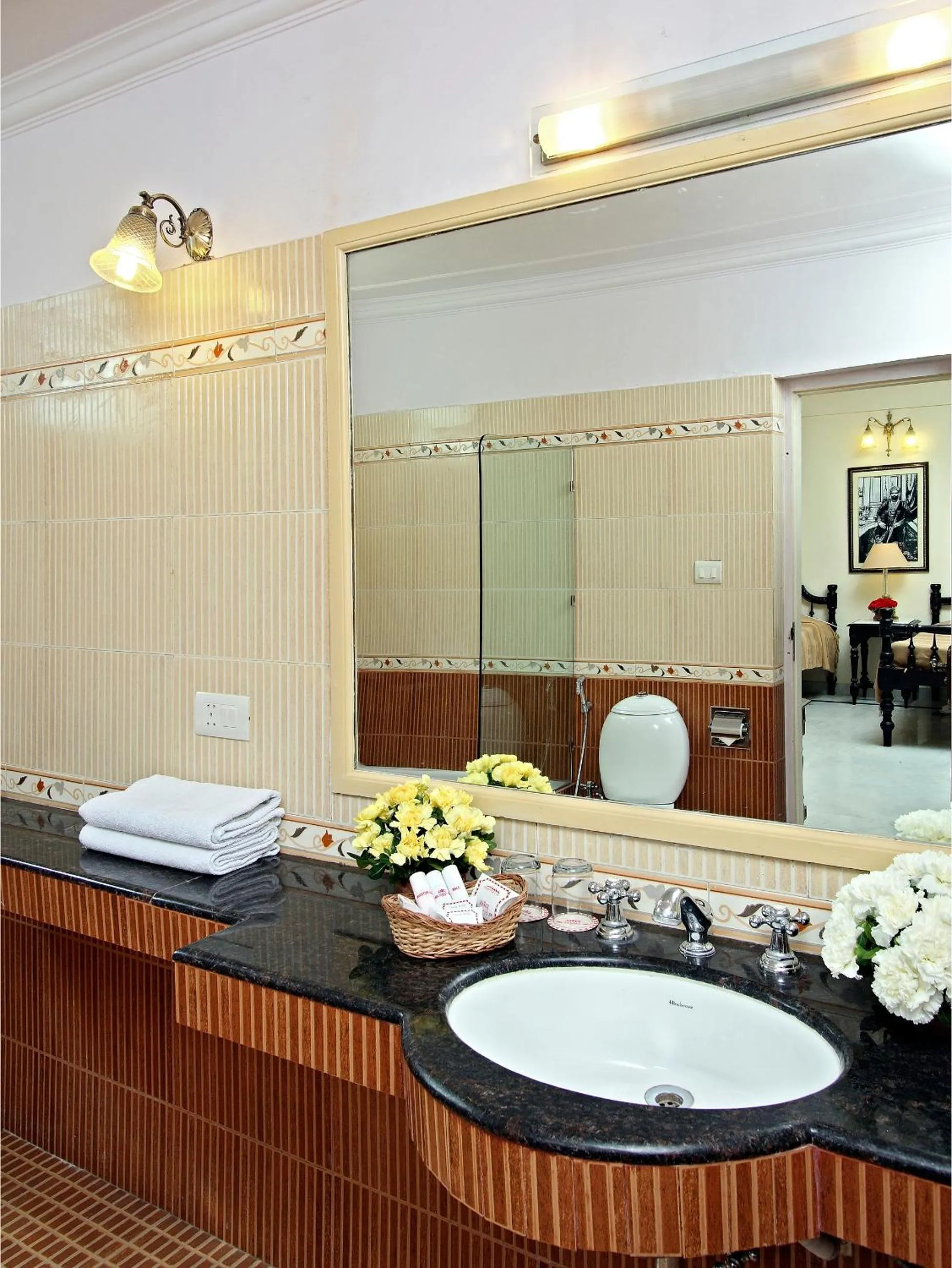 Bathroom in Mandawa Haveli