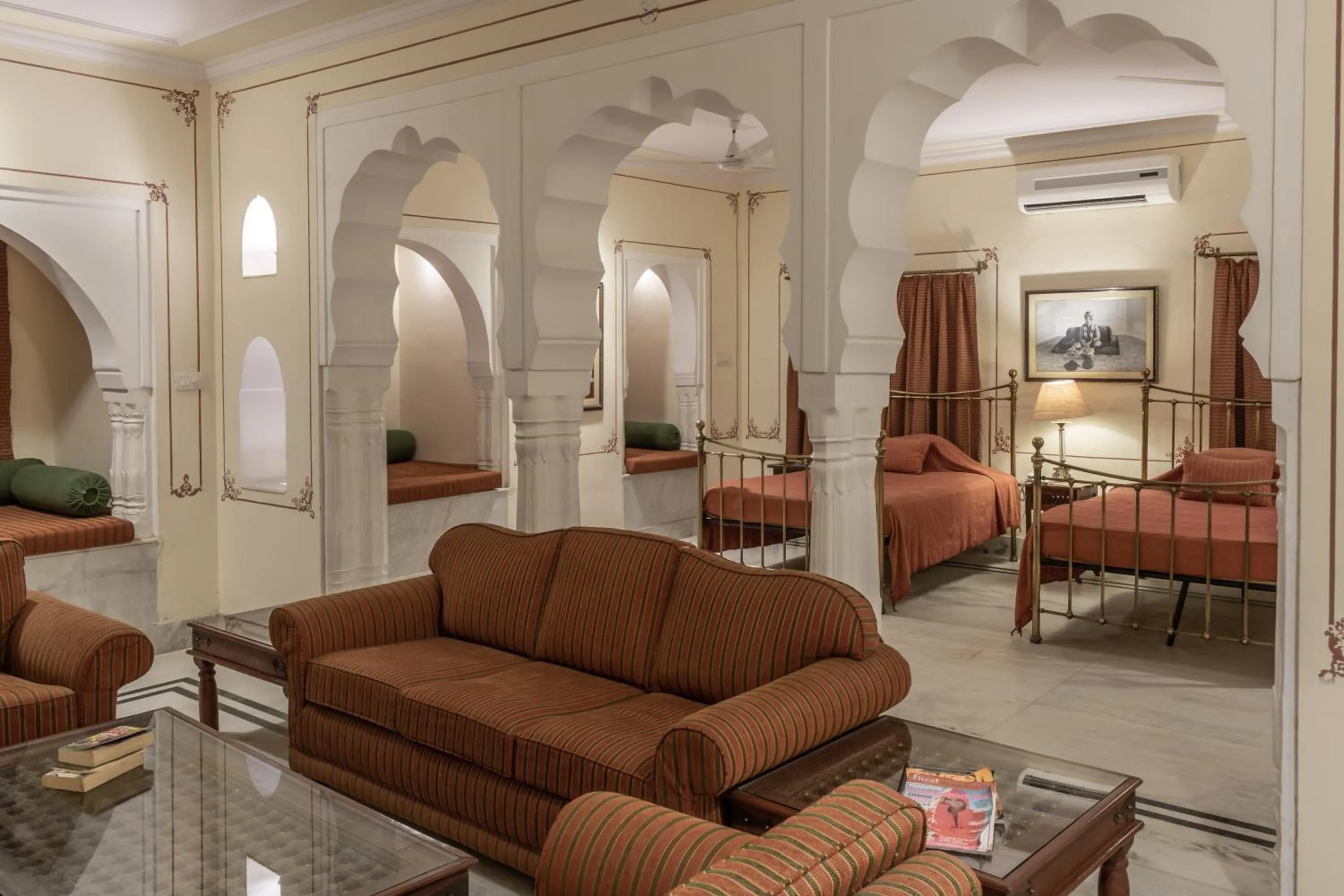 Living room in Hotel Castle Mandawa