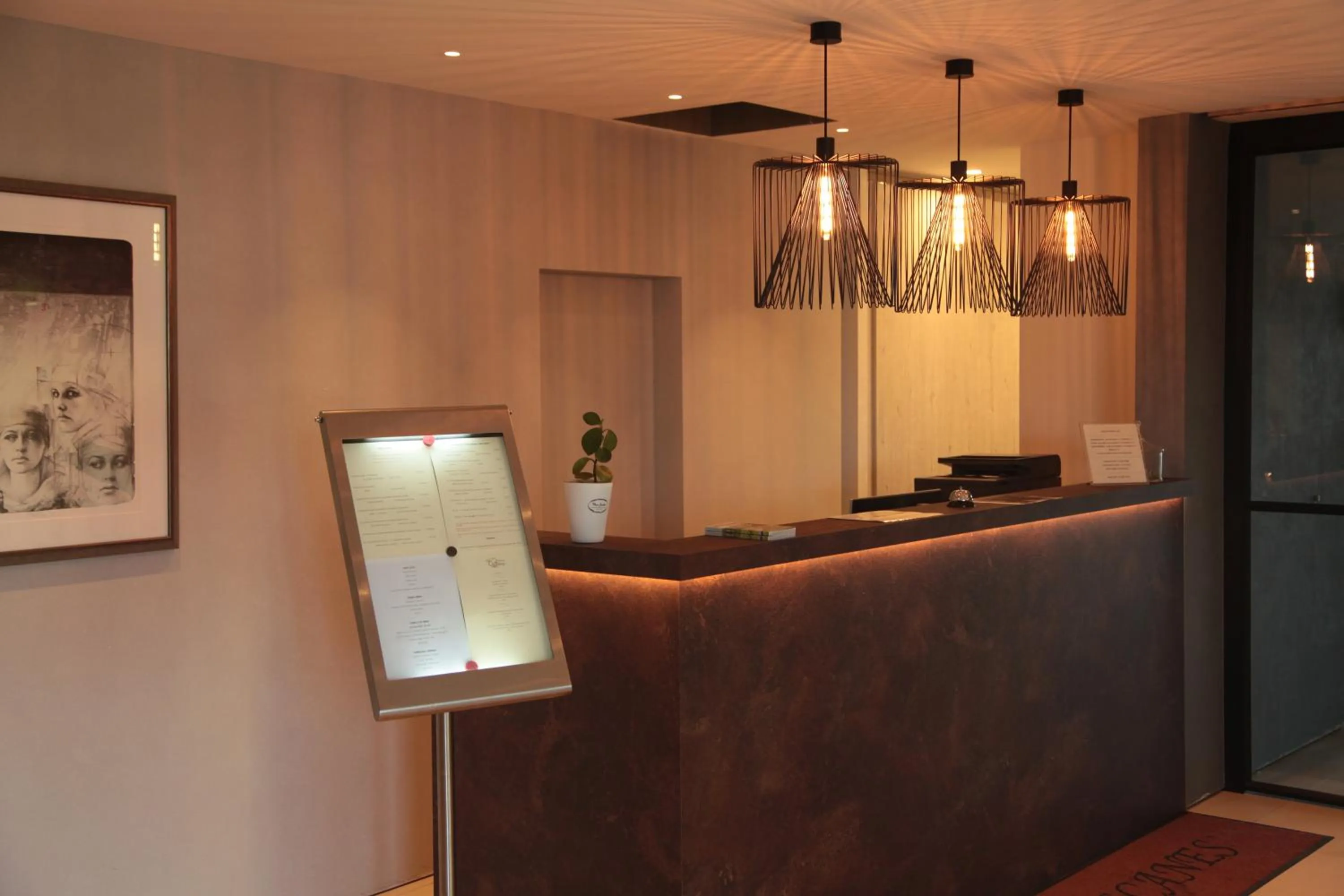 Lobby or reception in Hotel Callecanes