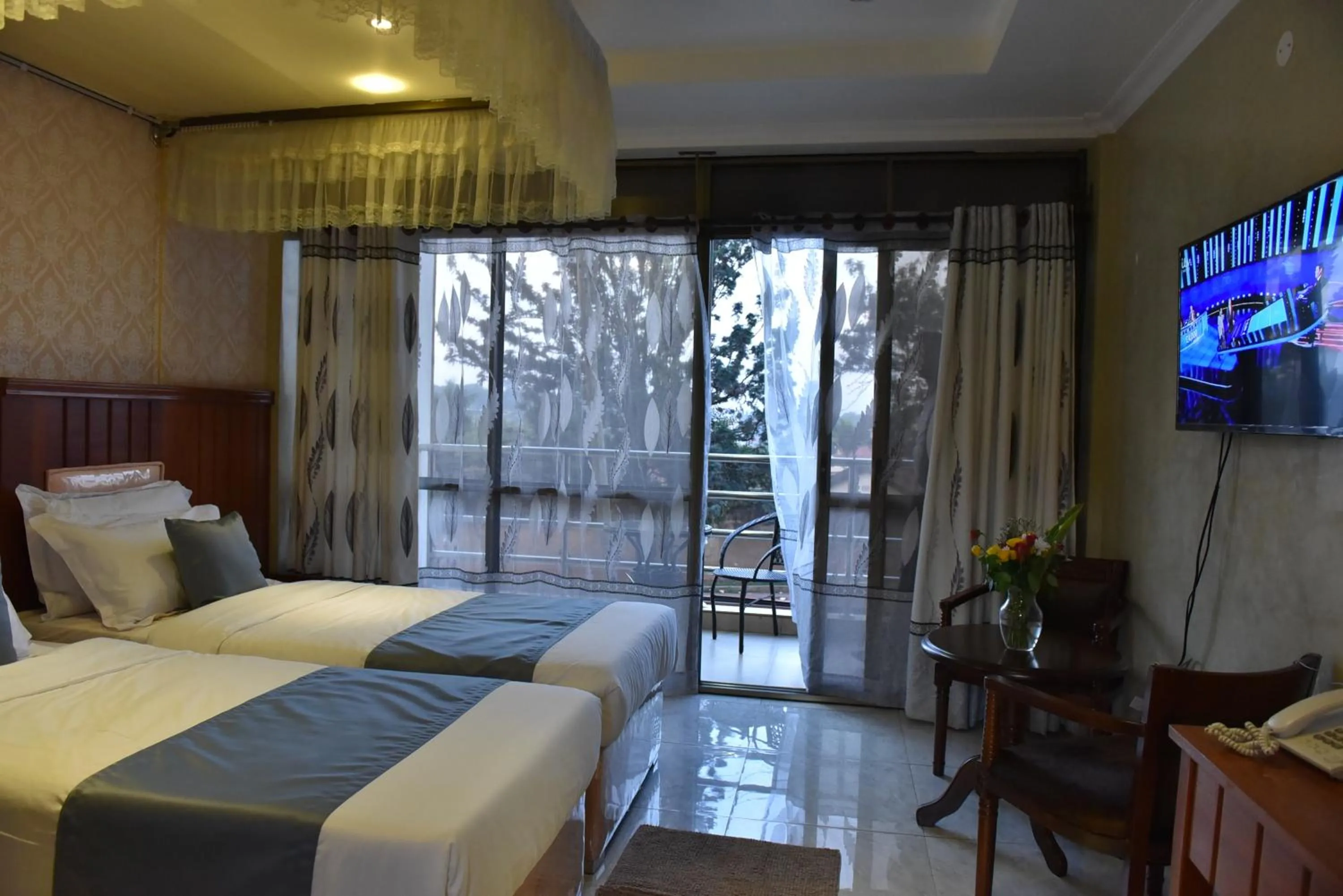 Bed in Interservice Hotel