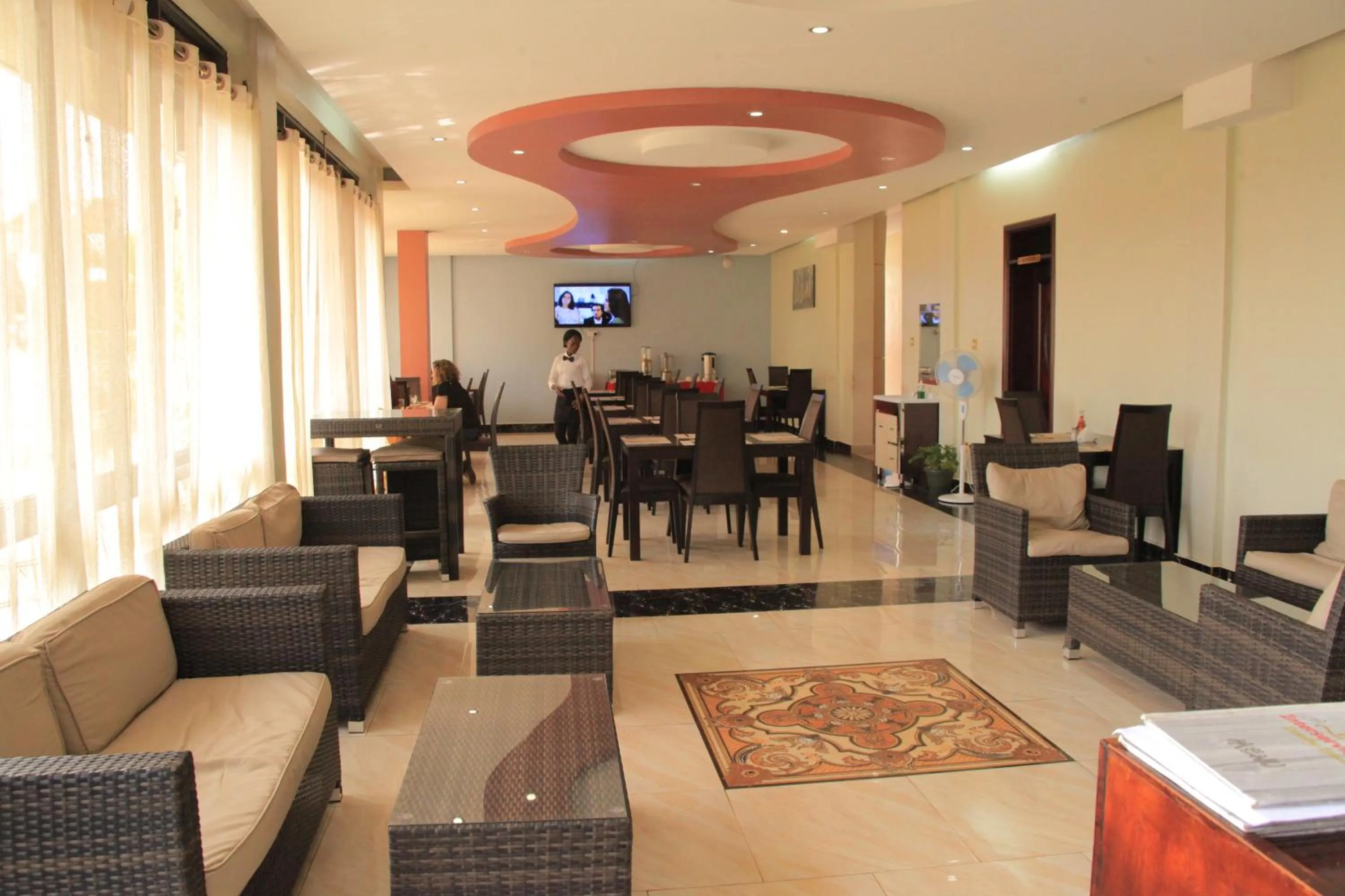 Dining area in Interservice Hotel