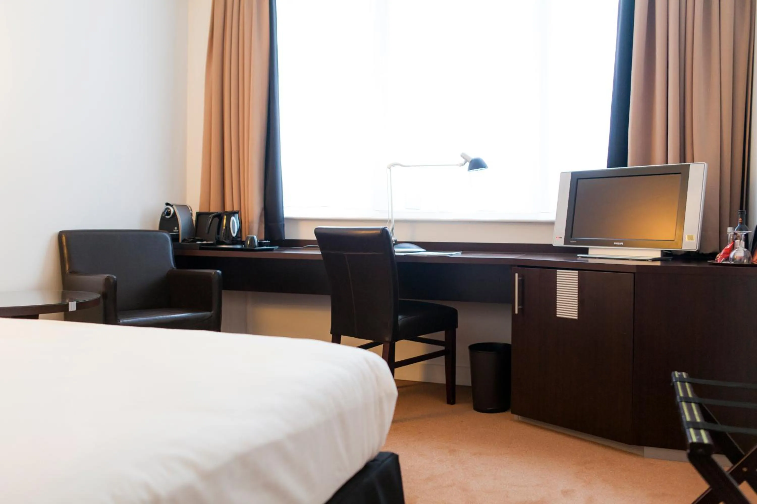 Seating area in Progress Hotel