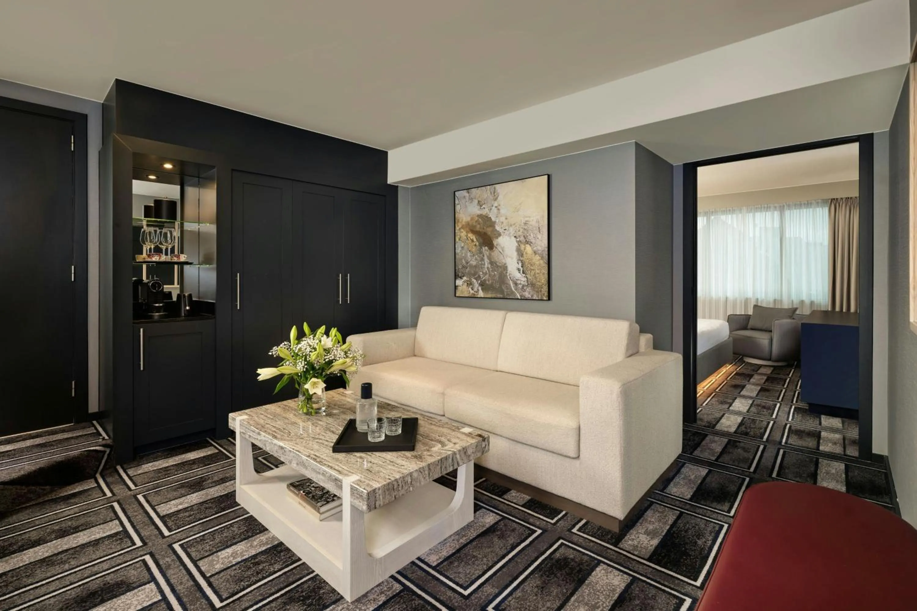 Living room in Ghent Marriott Hotel