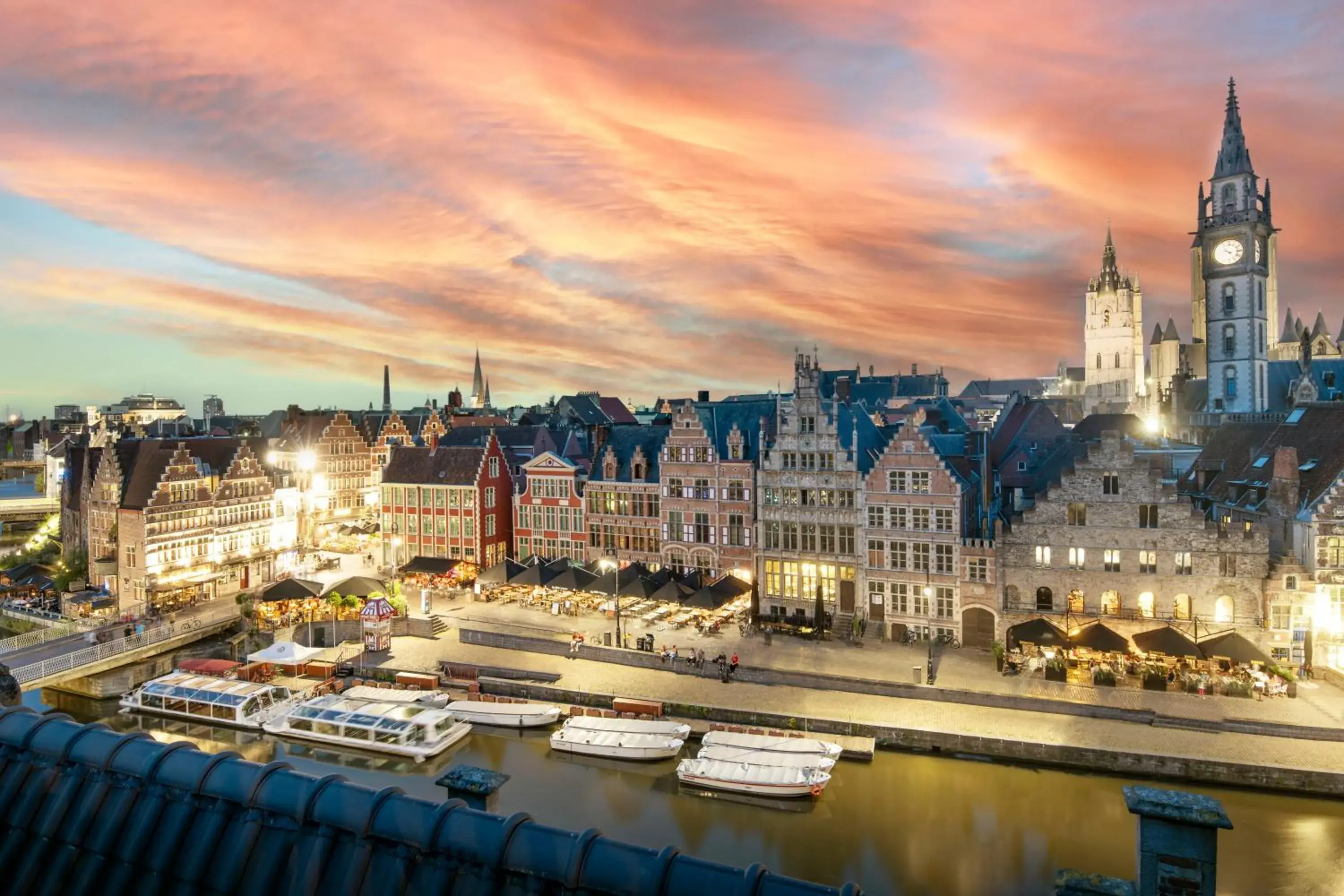 Canal View Room, 1 King in Ghent Marriott Hotel Canal View Room, 1 King in Ghent Marriott Hotel