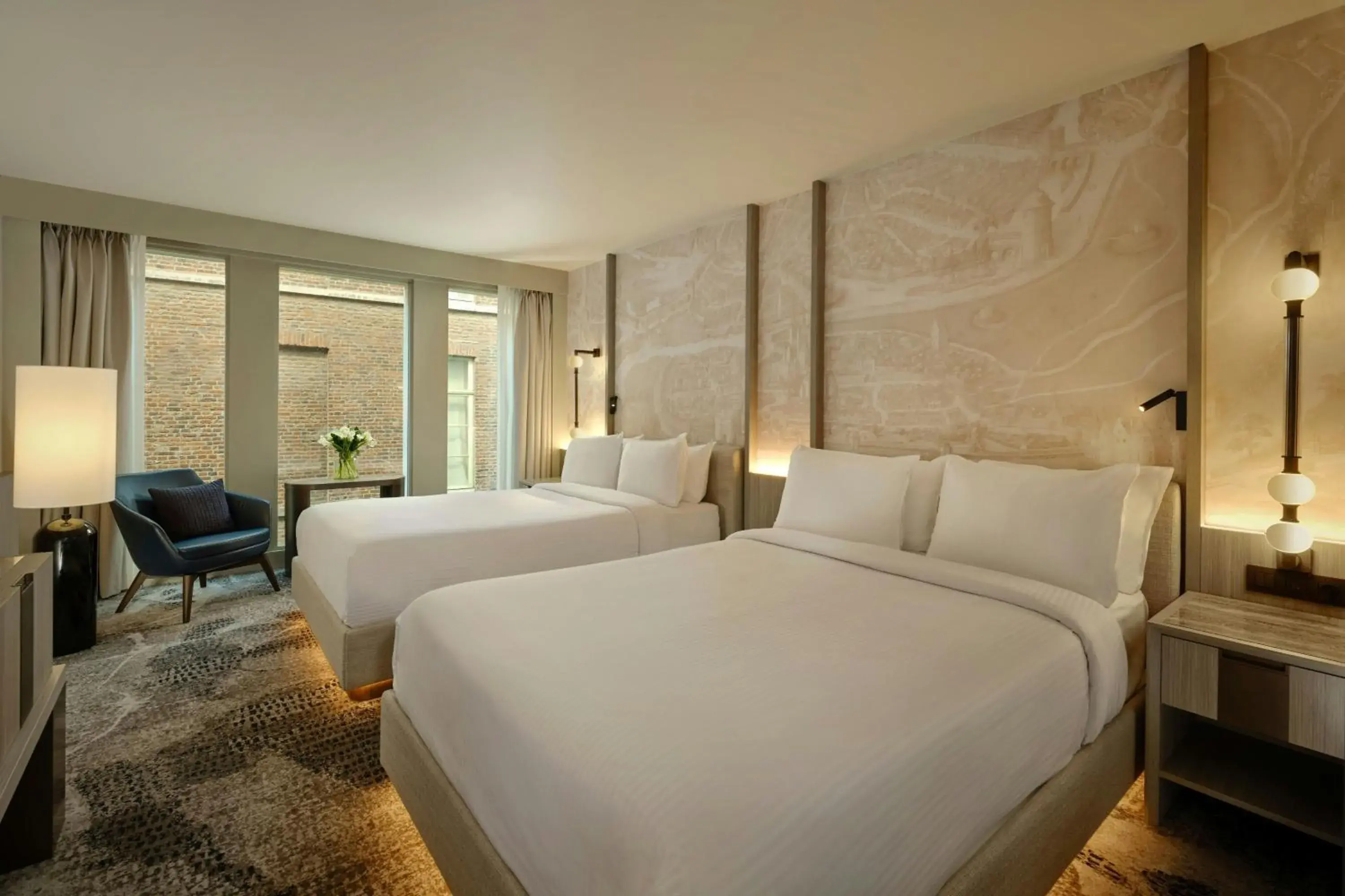 Deluxe Double Room in Ghent Marriott Hotel Deluxe Double Room in Ghent Marriott Hotel