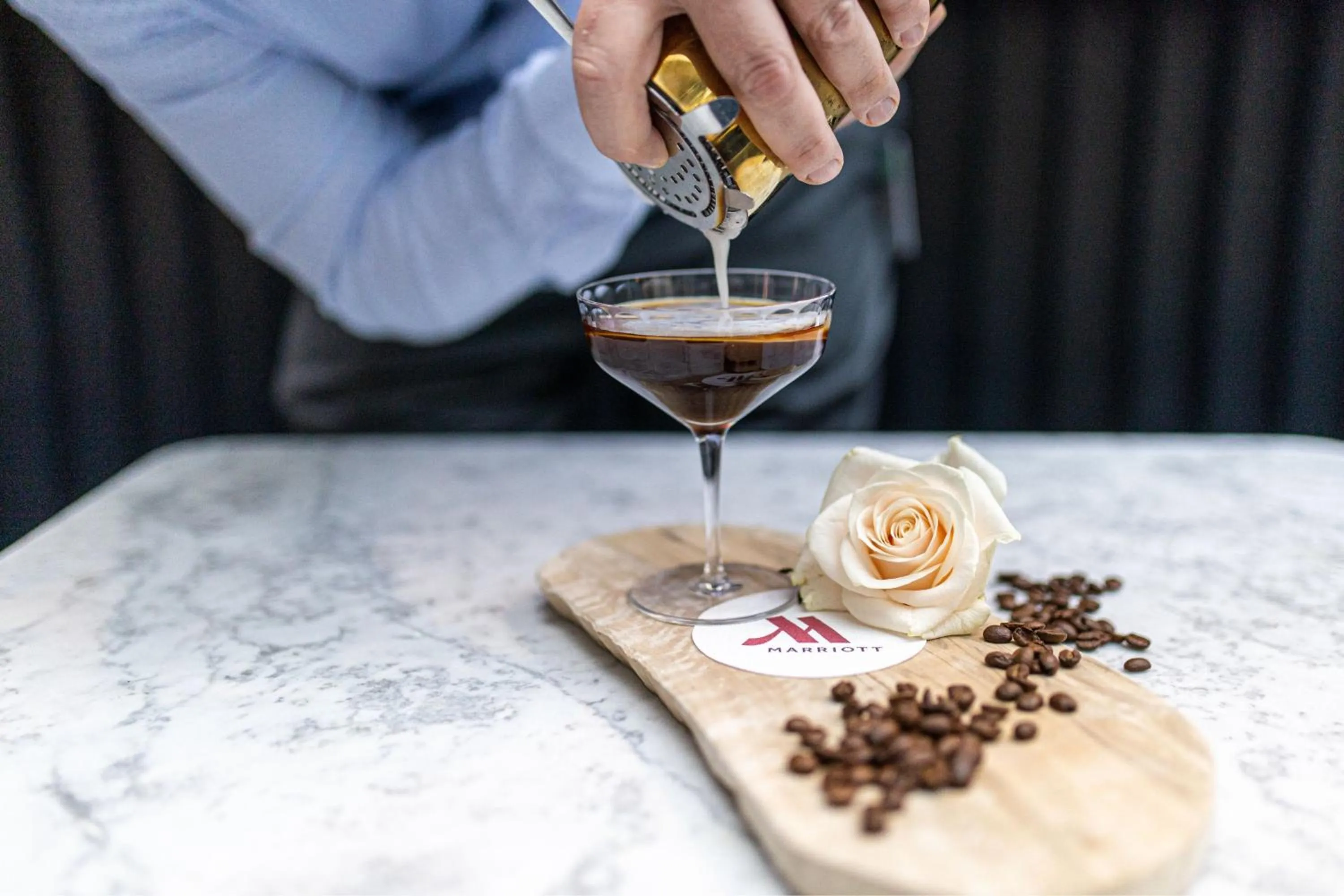 Restaurant/places to eat in Ghent Marriott Hotel