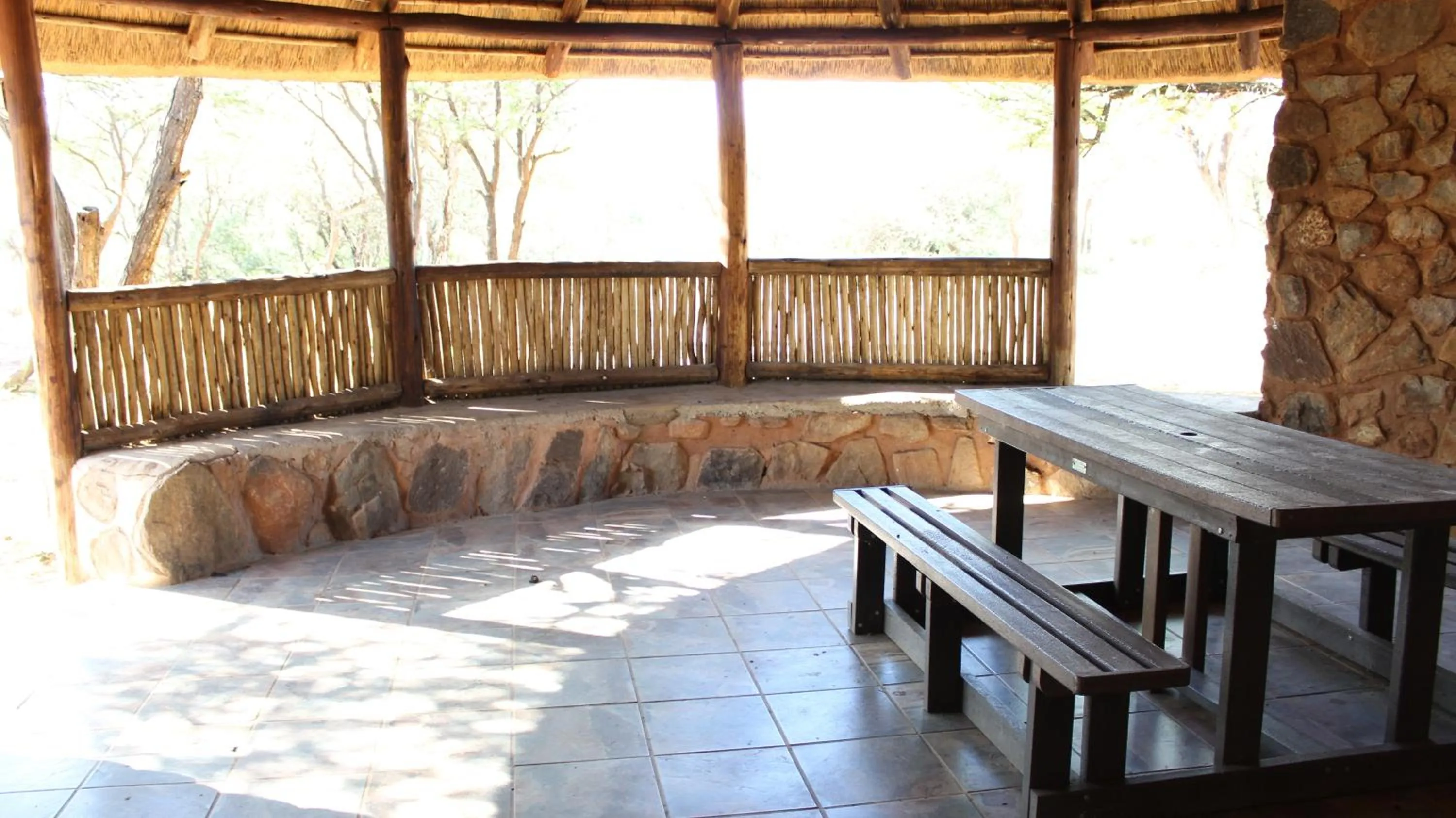 BBQ facilities in Thabaledi Game Lodge