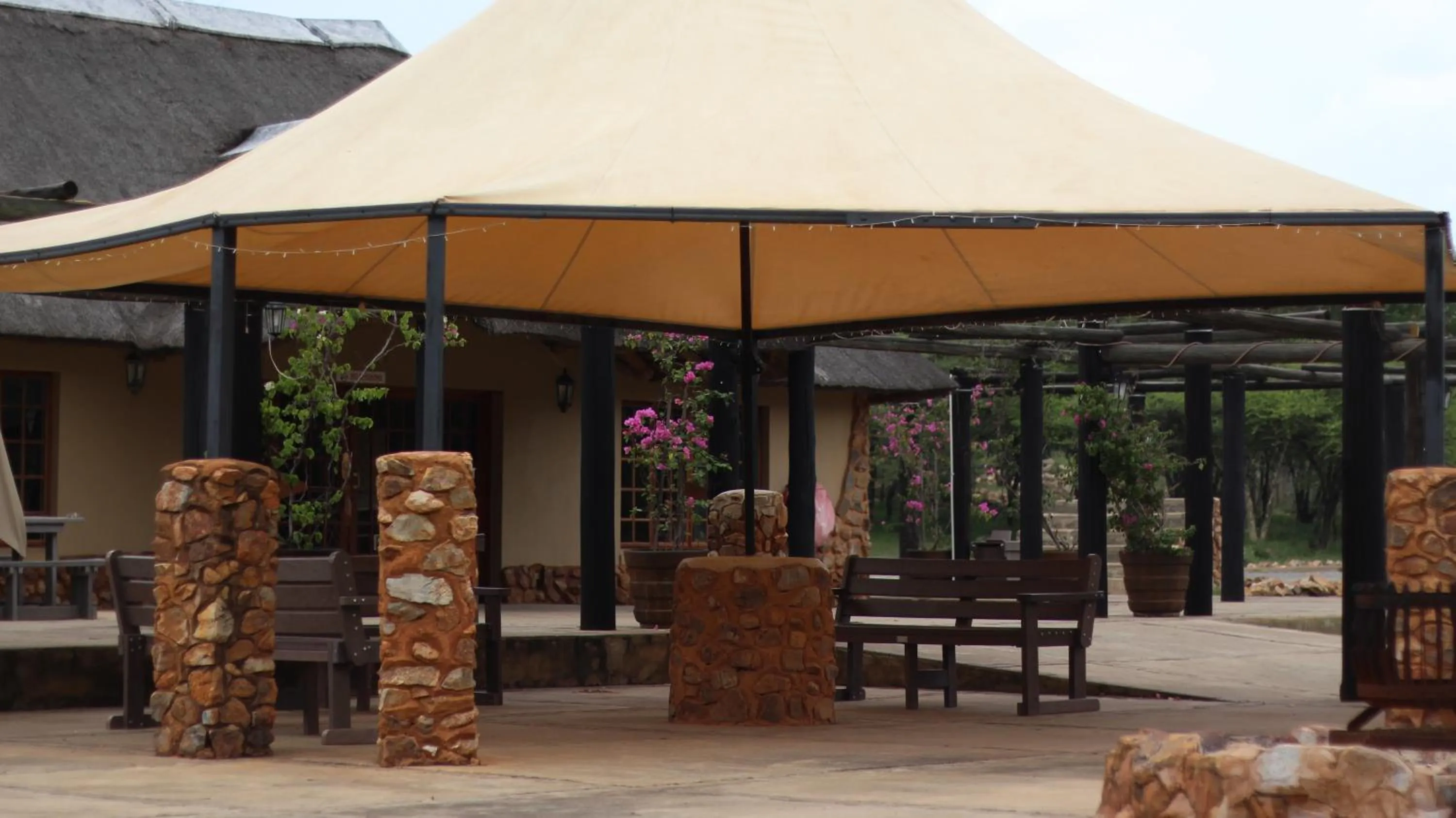 Lounge or bar in Thabaledi Game Lodge