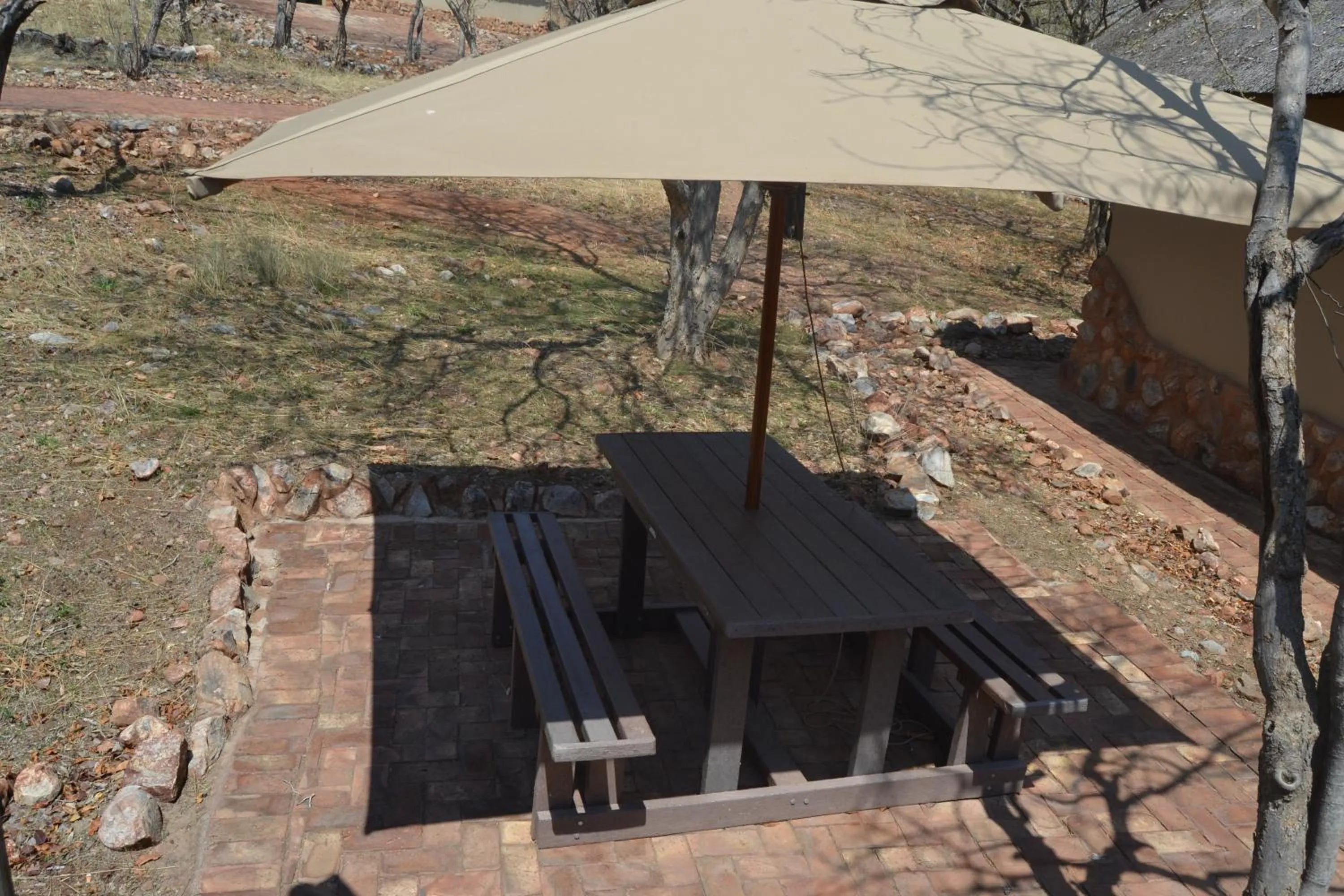 Patio in Thabaledi Game Lodge