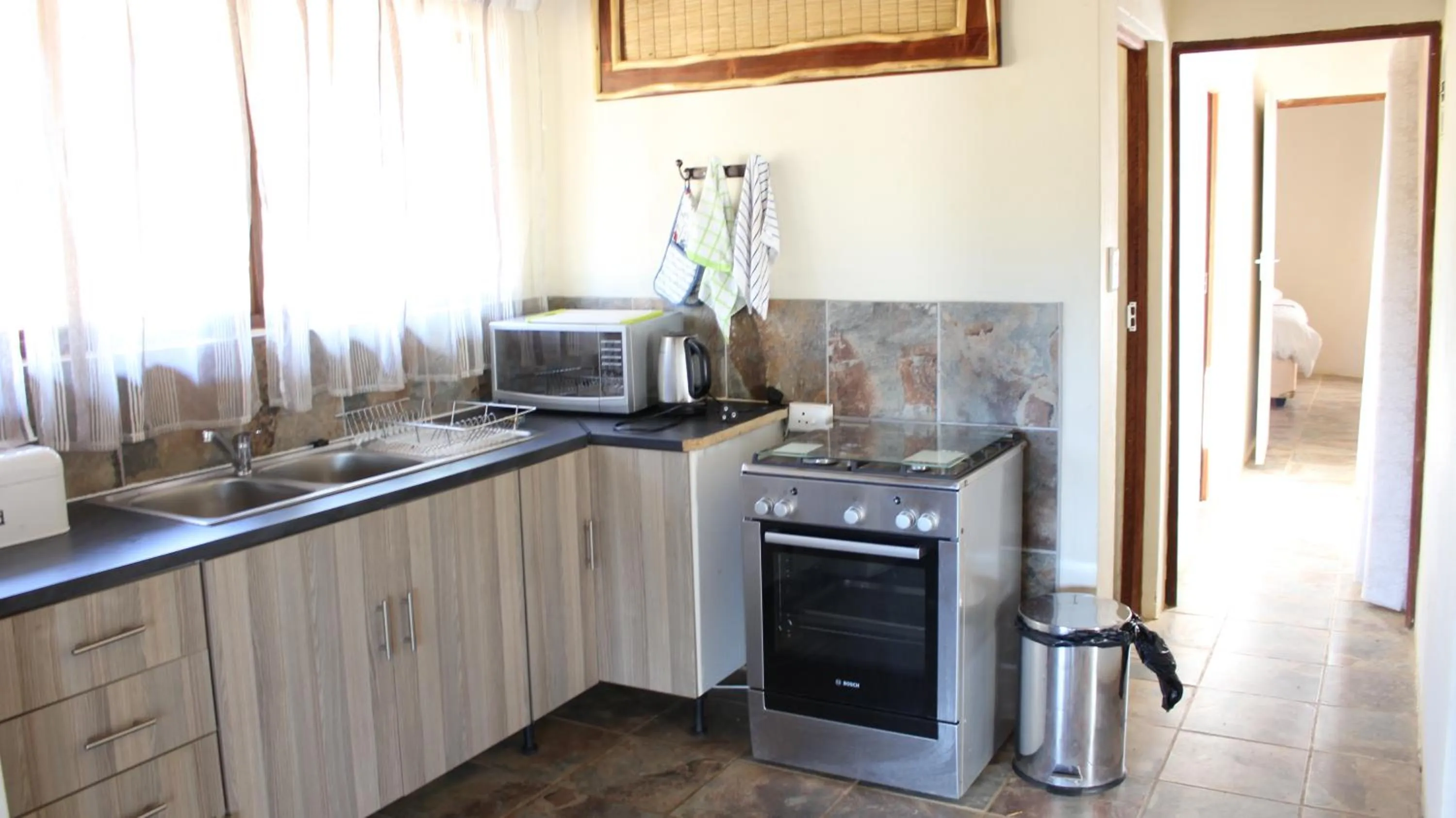 Kitchen or kitchenette in Thabaledi Game Lodge