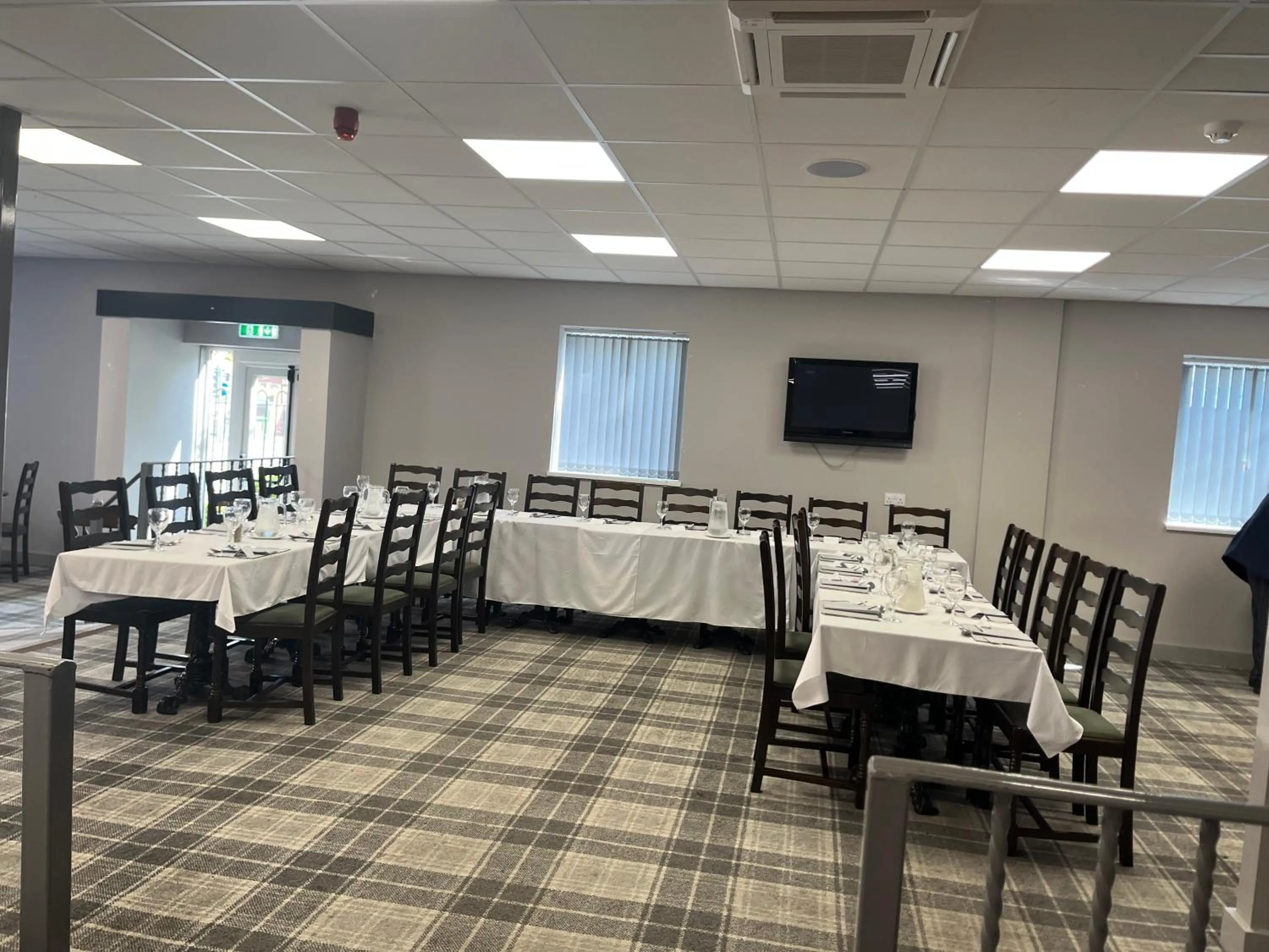 Dining area in Harleys