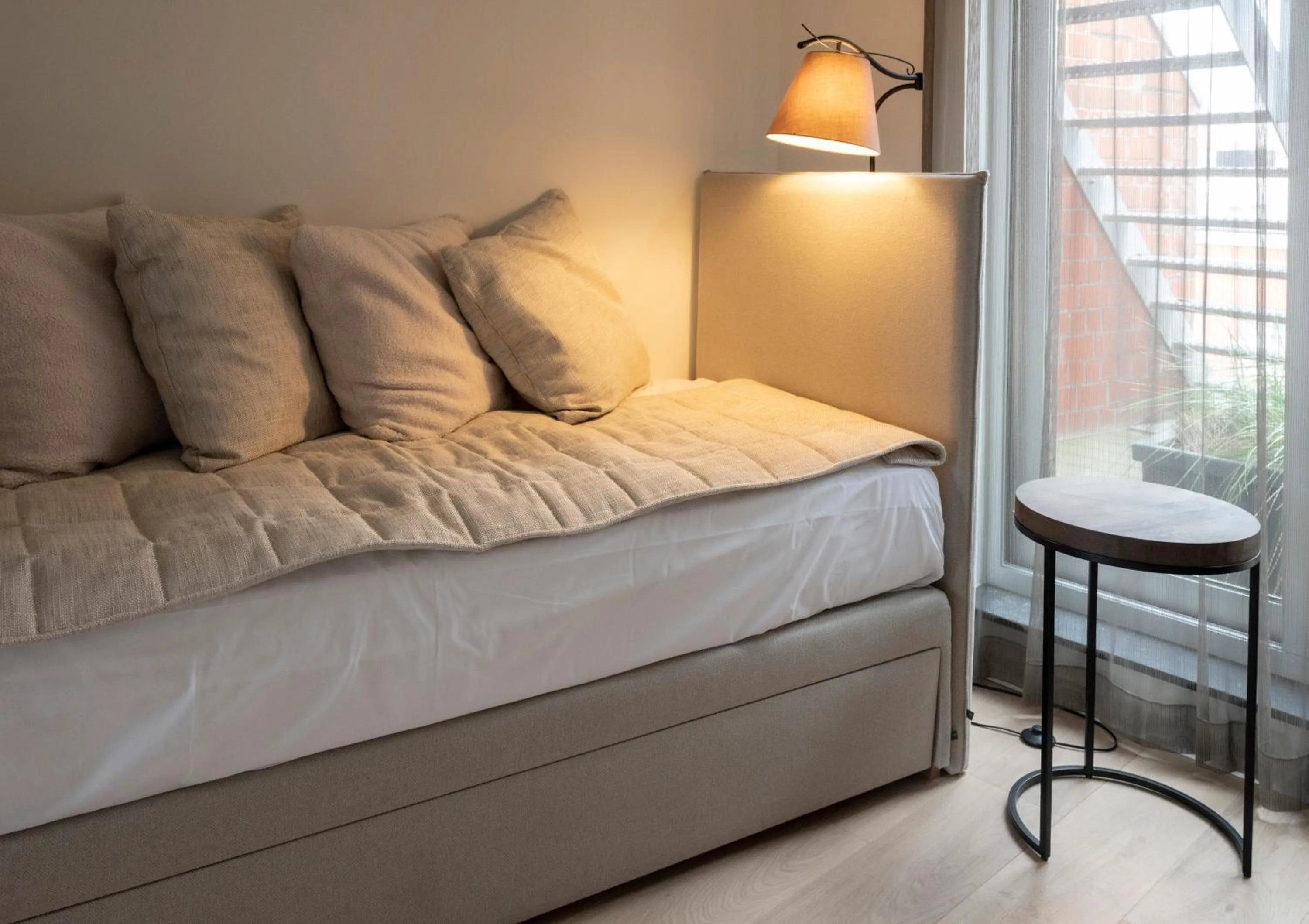 Bed in Cosmopolite Hotel Nieuwpoort-Bad