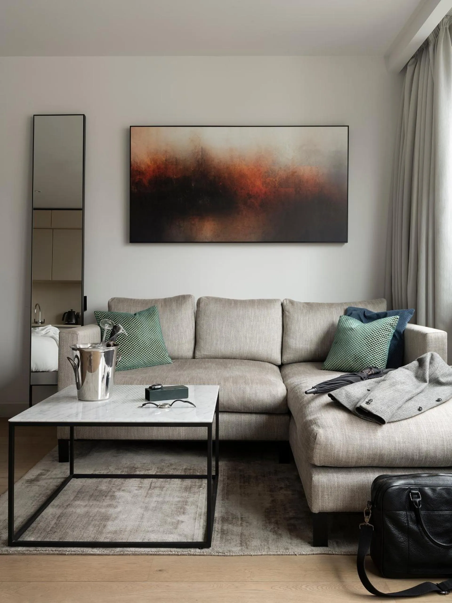 Living room in CitySuites Aparthotel