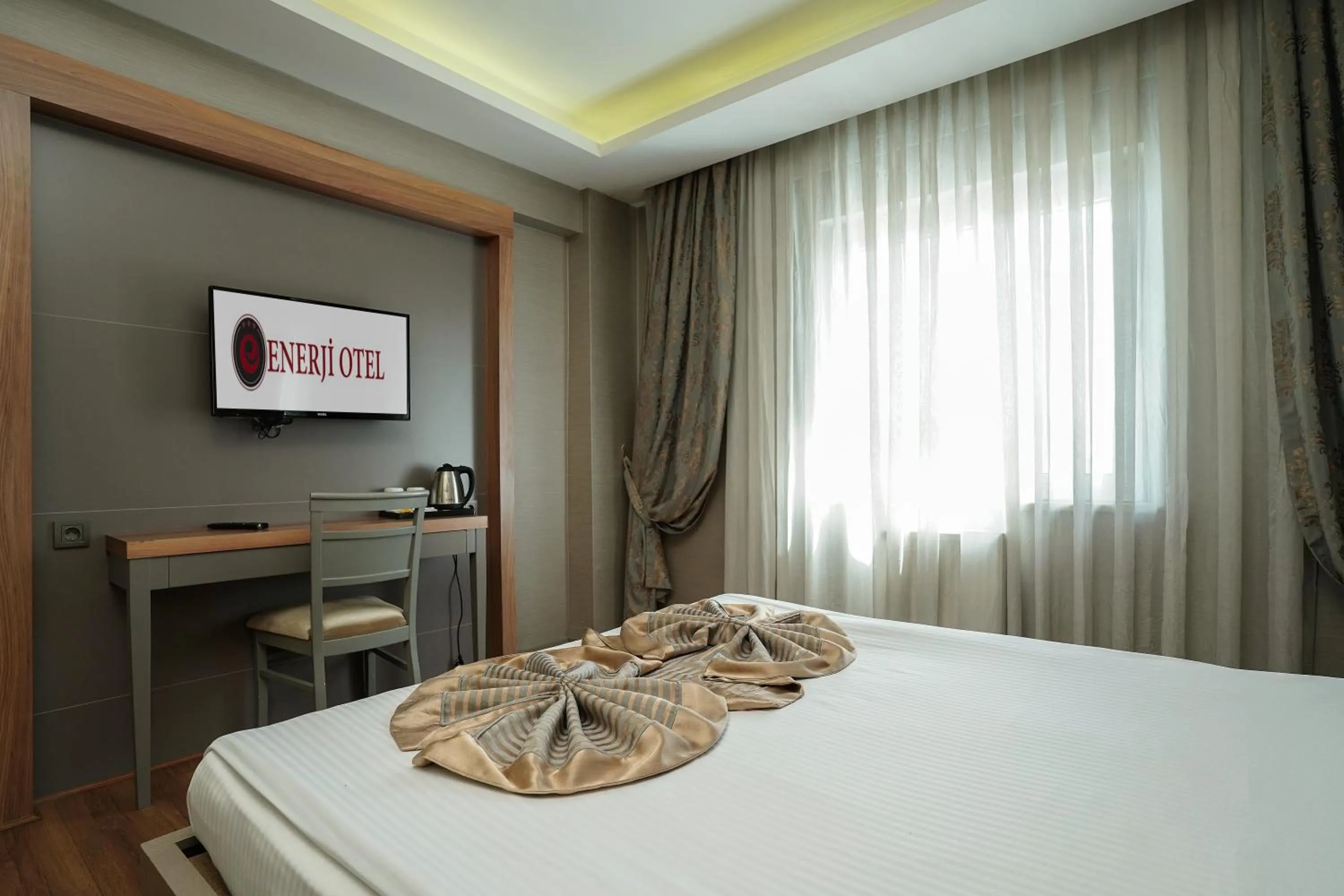 Bedroom, Bed in Enerji Otel