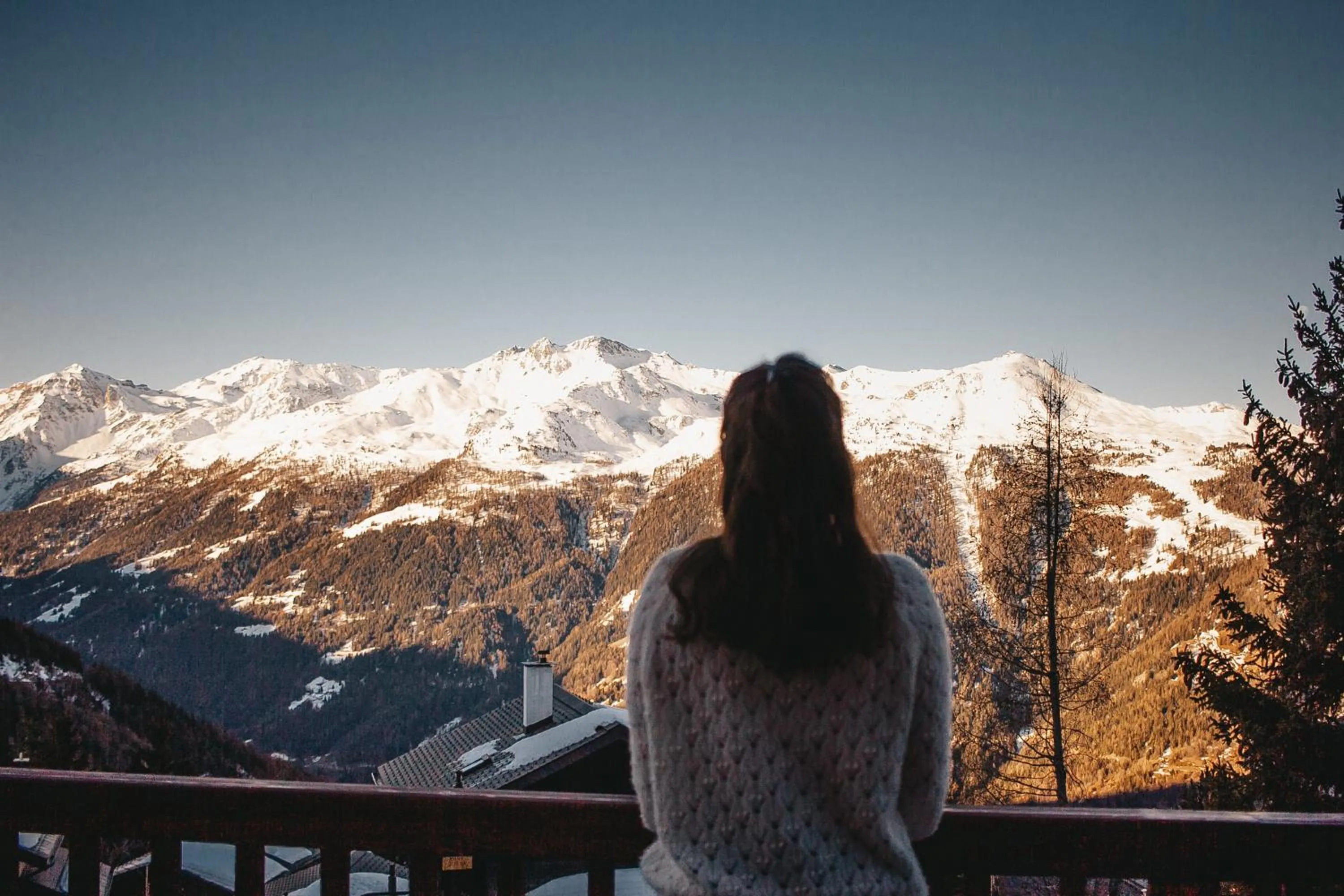 Garden view in Chandolin Boutique Hotel