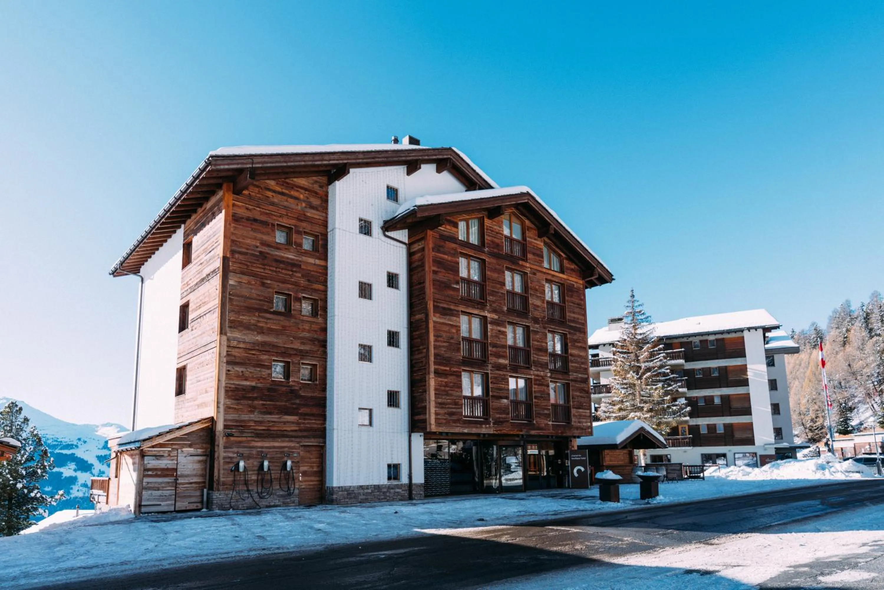 Mountain view in Chandolin Boutique Hotel