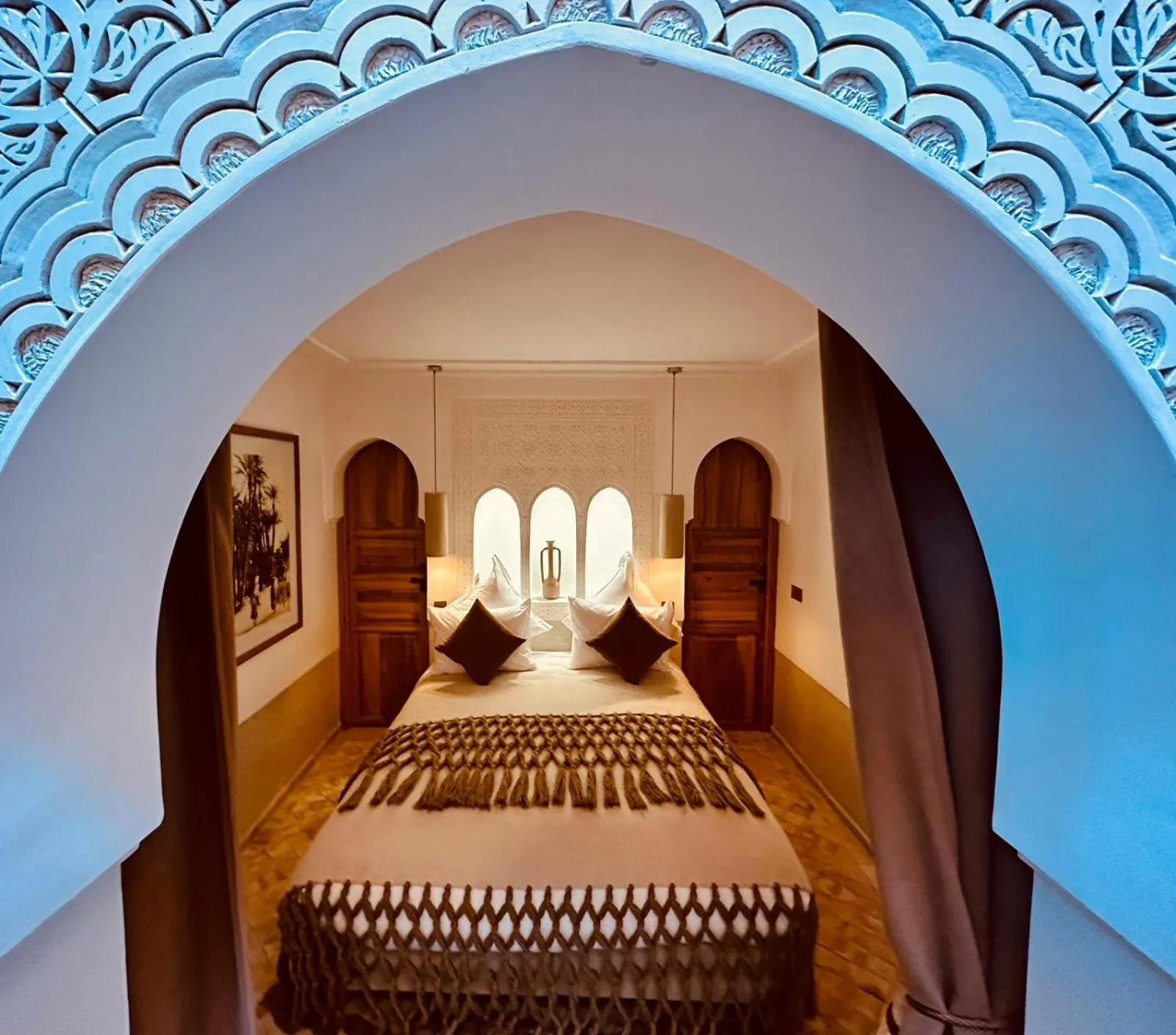 Bedroom, Bed in Riad Jardin Des Sens & Spa
